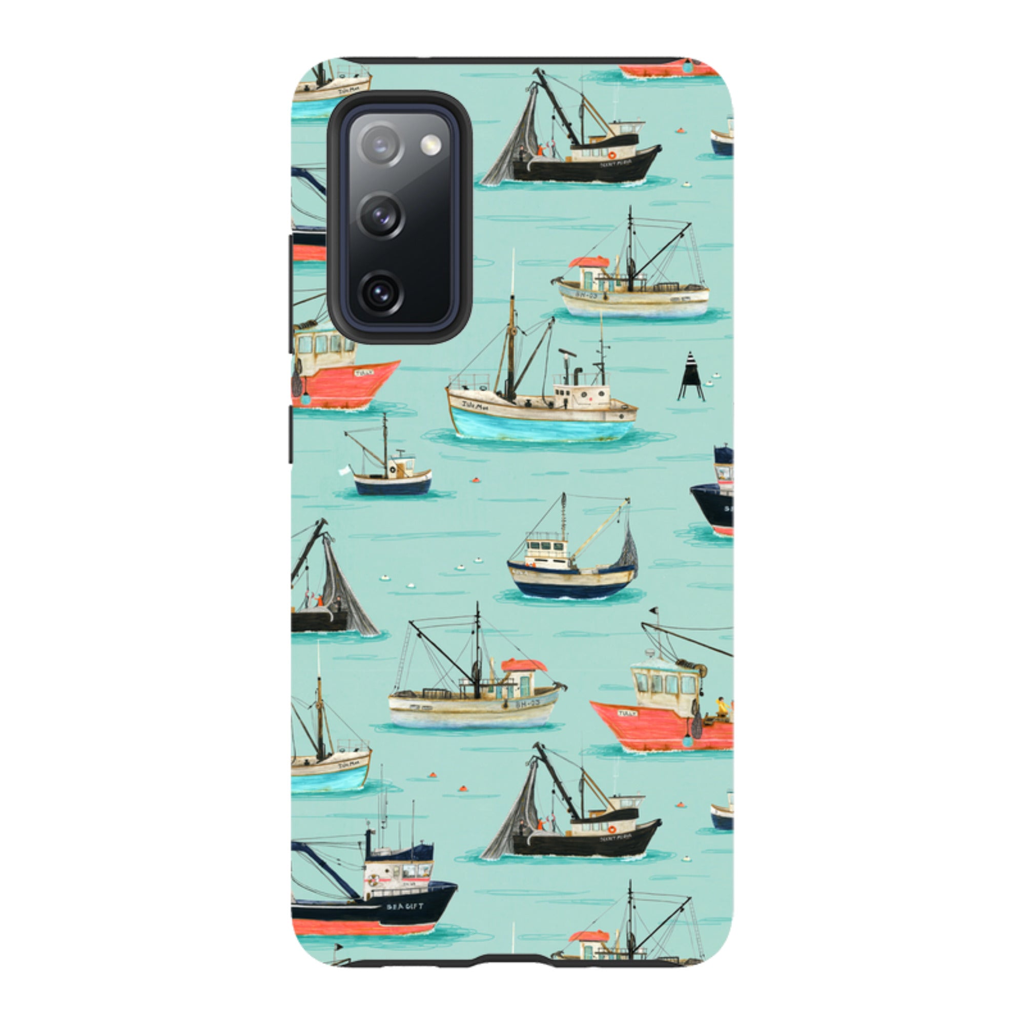 Samsung Tough Case - Fishing Boats By Katherine Quinn