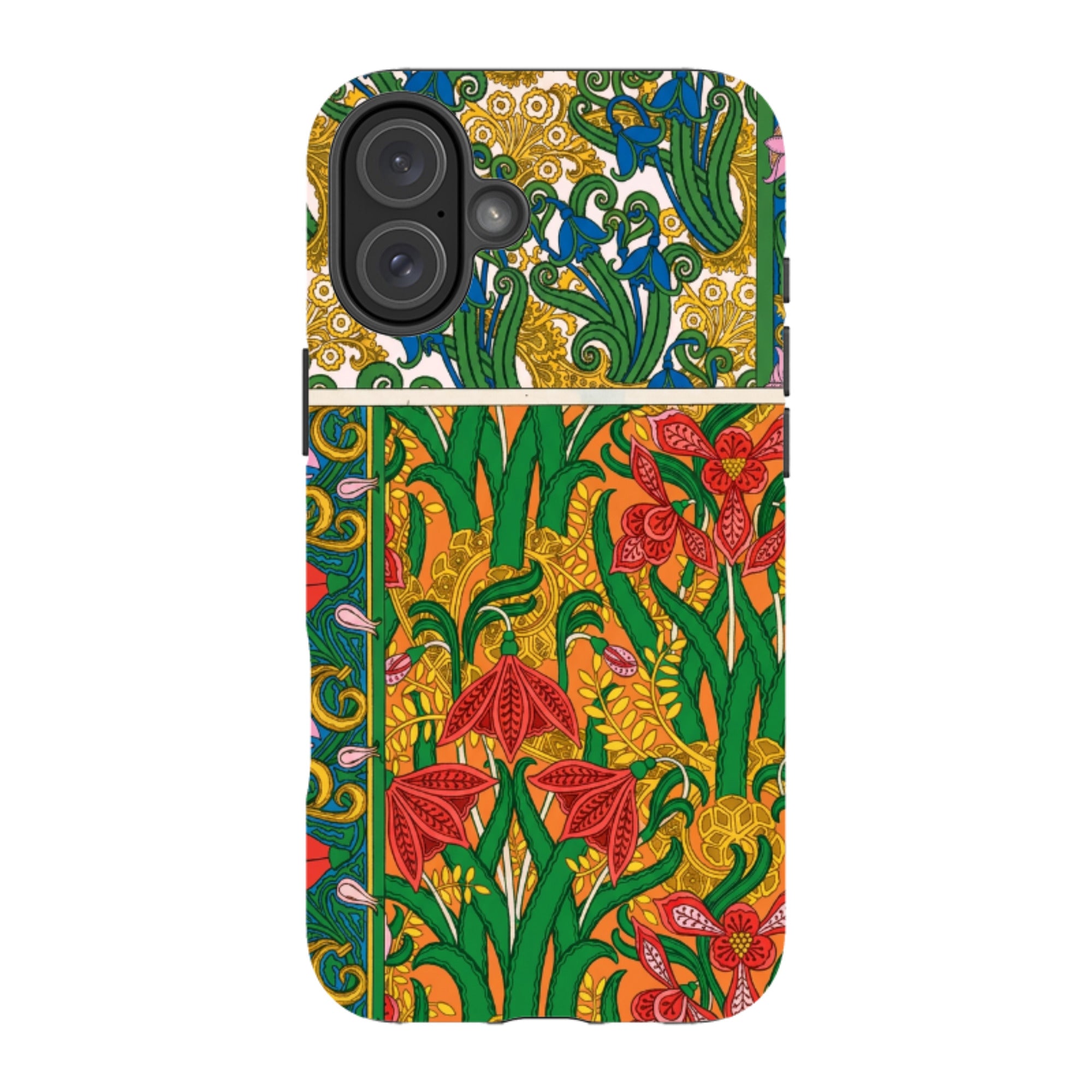 iPhone MagSafe Tough Case - Vintage Art Nouveau Lily