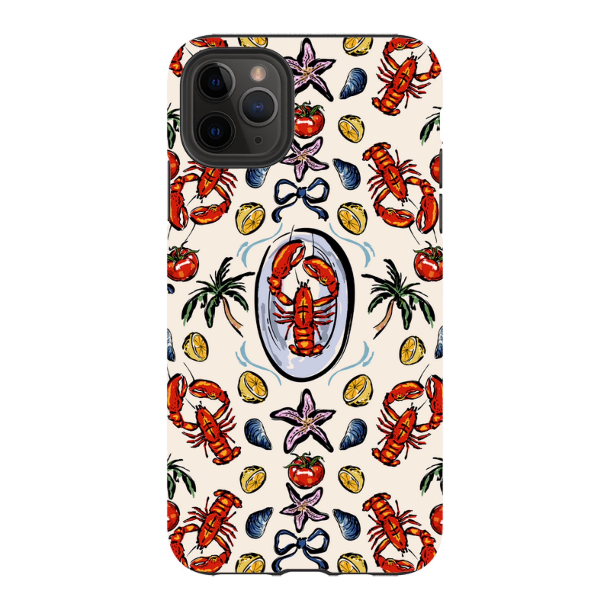 iPhone Case - Seafood and Palm Trees