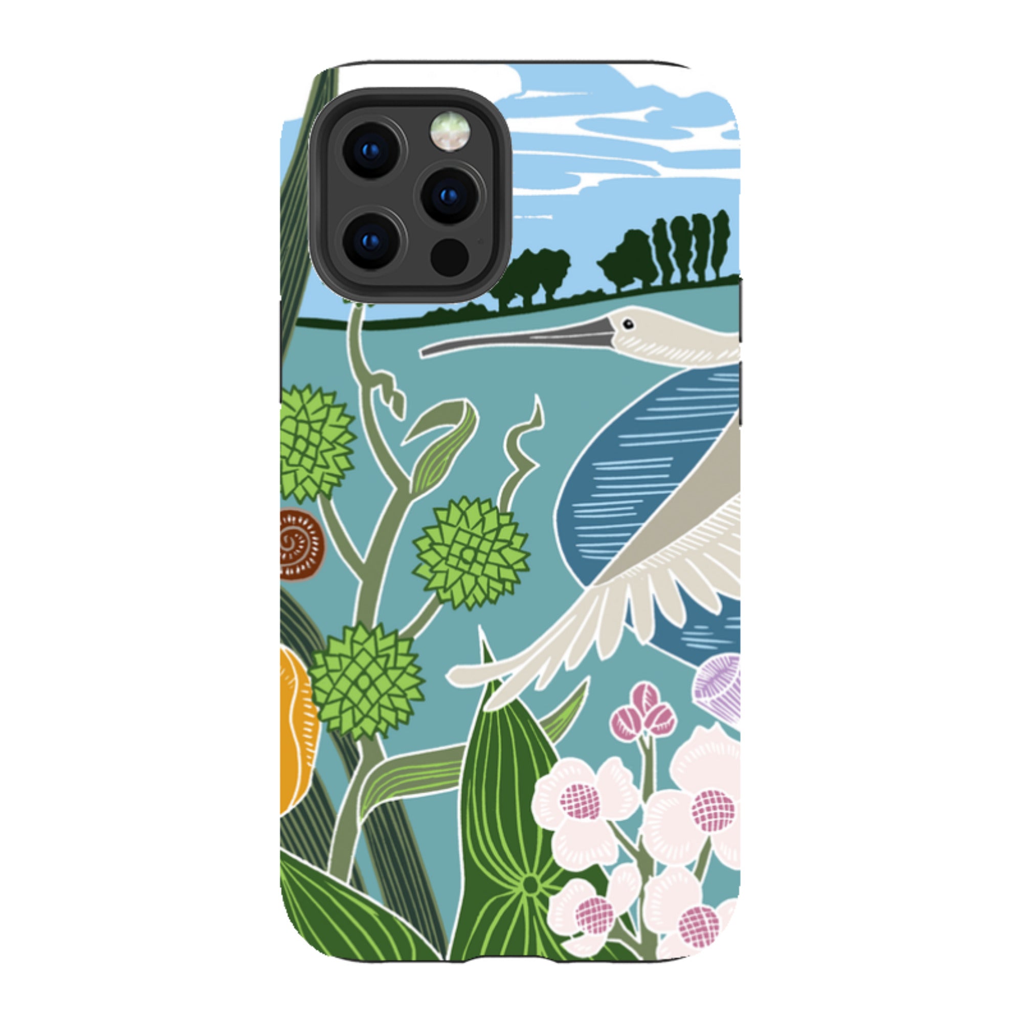 iPhone Tough Case - Spoonbill By Kate Heiss
