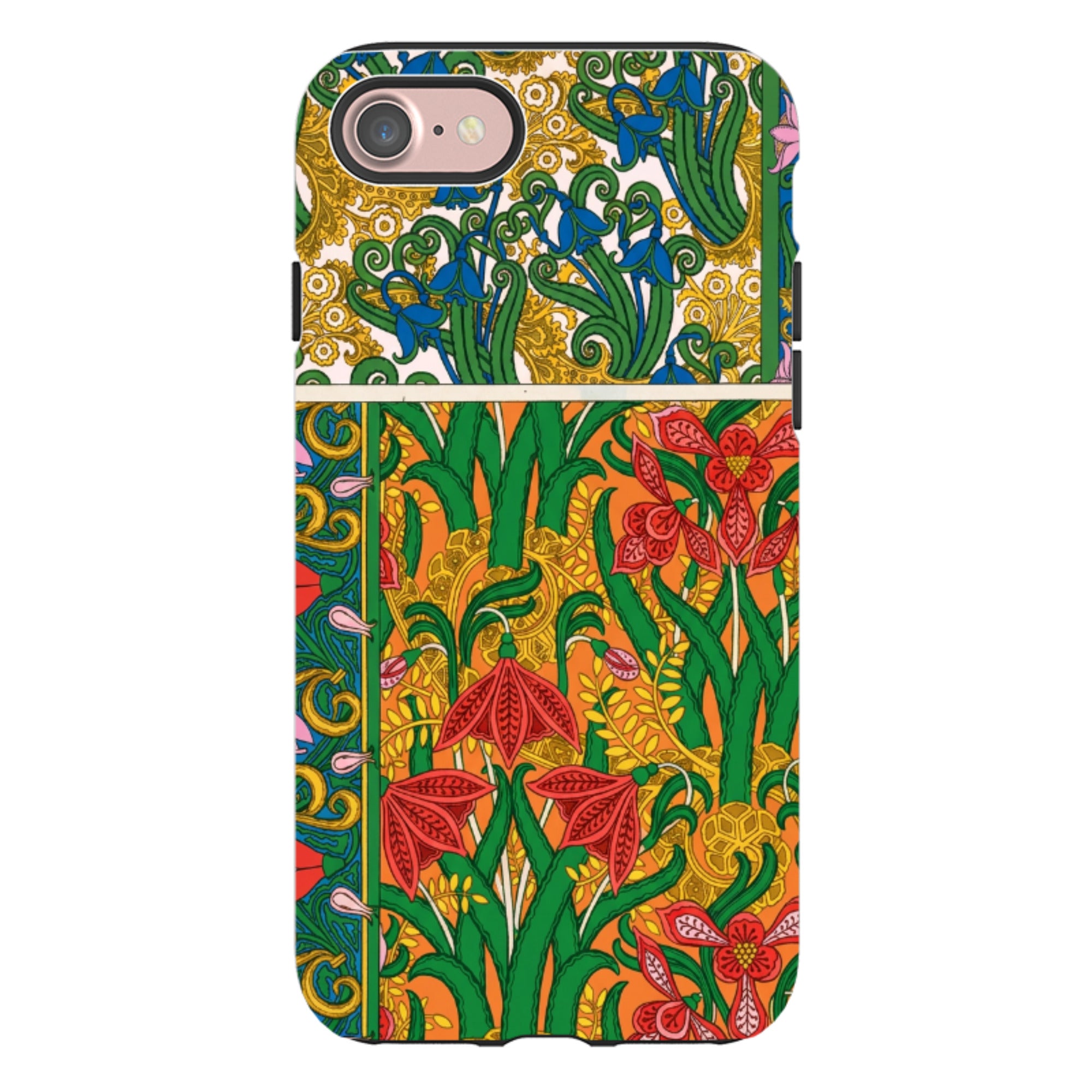 iPhone Tough Case - Vintage Art Nouveau Lily