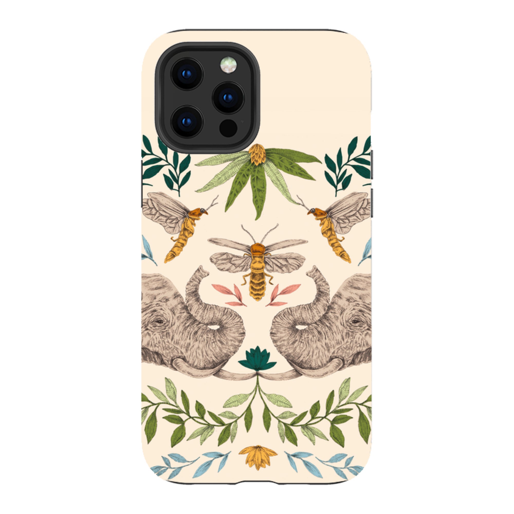 iPhone Tough Case - Elephant Firefly By Jade Mosinski
