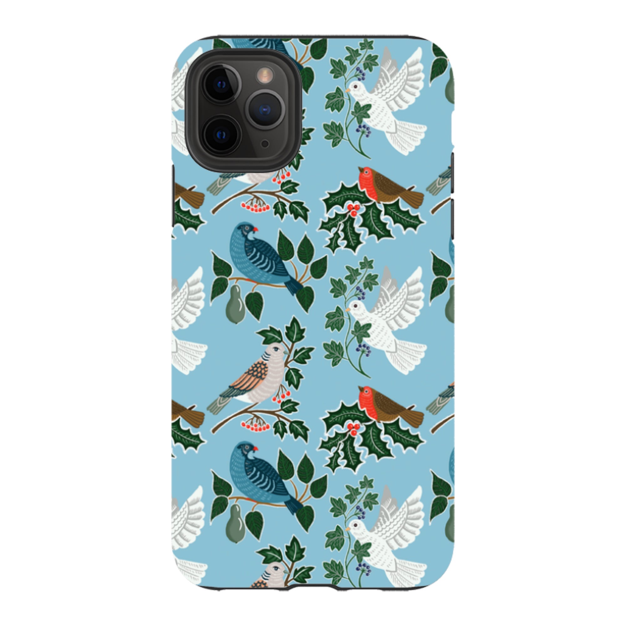 iPhone Tough Case - Winter Birds-2 By kate Heiss
