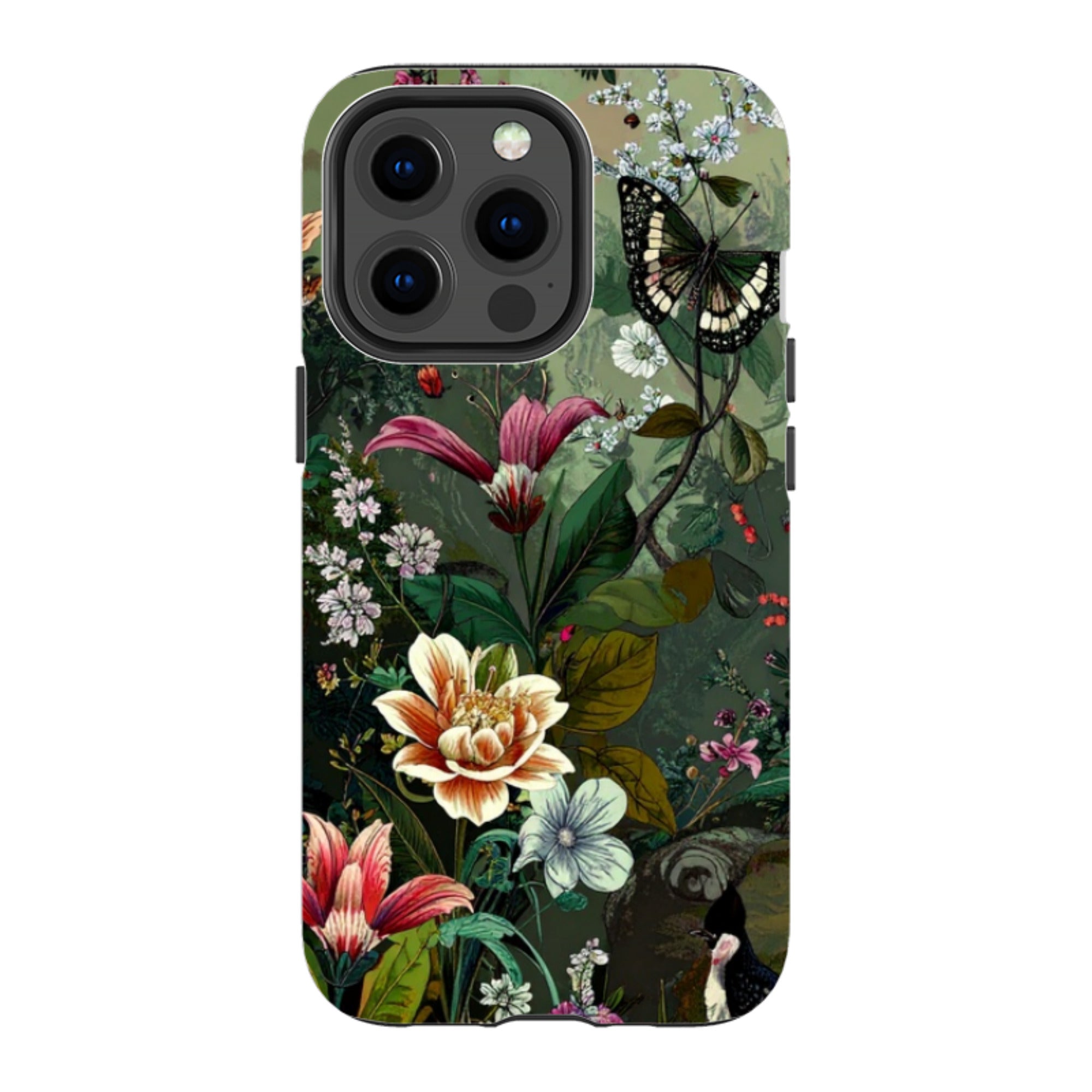 iPhone MagSafe Tough Case - Green Vyne Butterfly