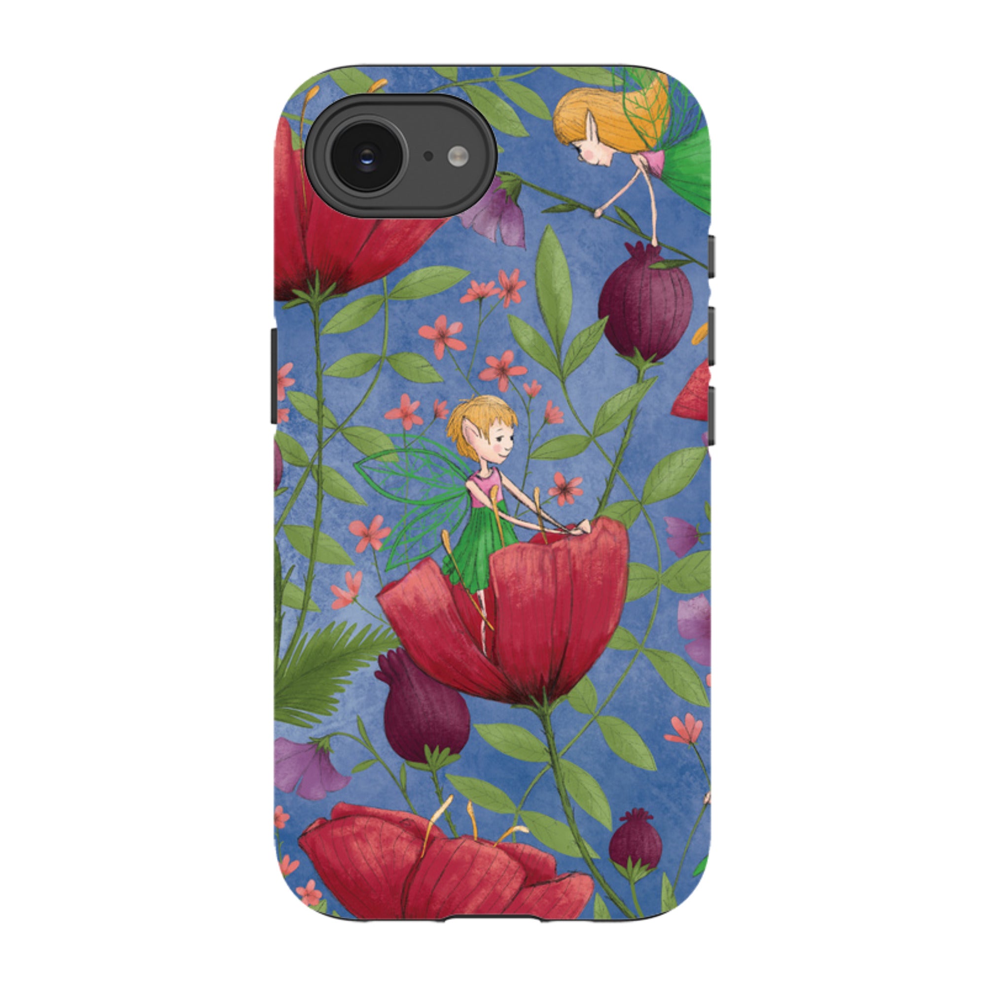 iPhone Tough Case - Fairies And Flowers By Maja Lindberg