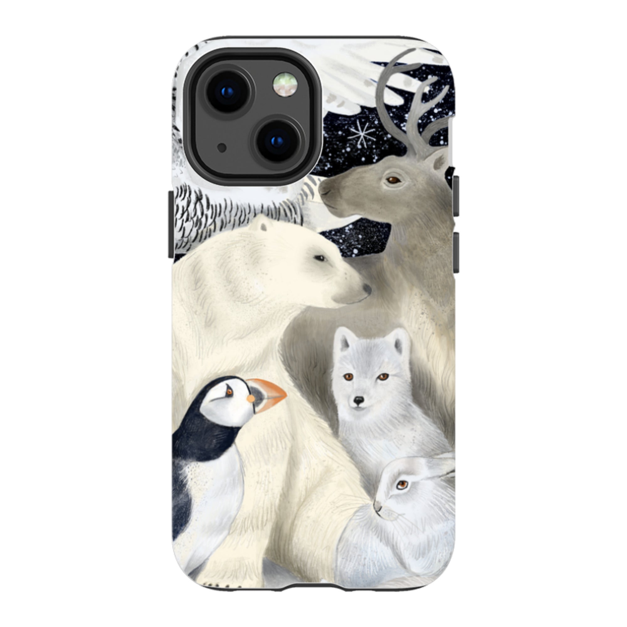 iPhone Tough Case - Creatures Of The North By Bex Parkin