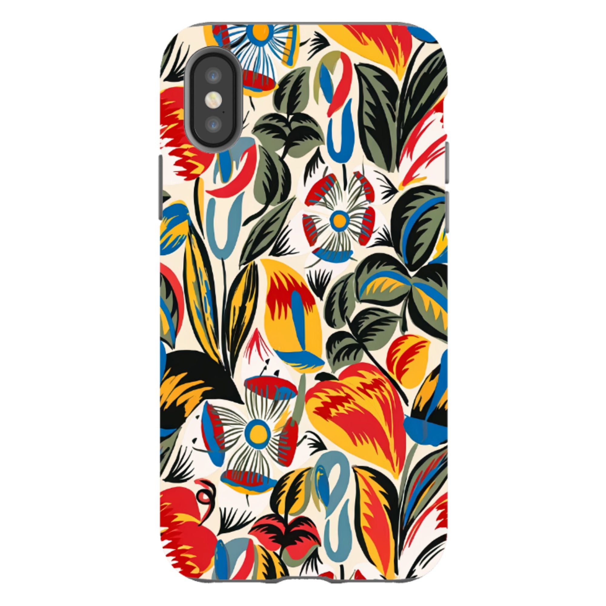 iPhone Tough Case - Fauvist Floral
