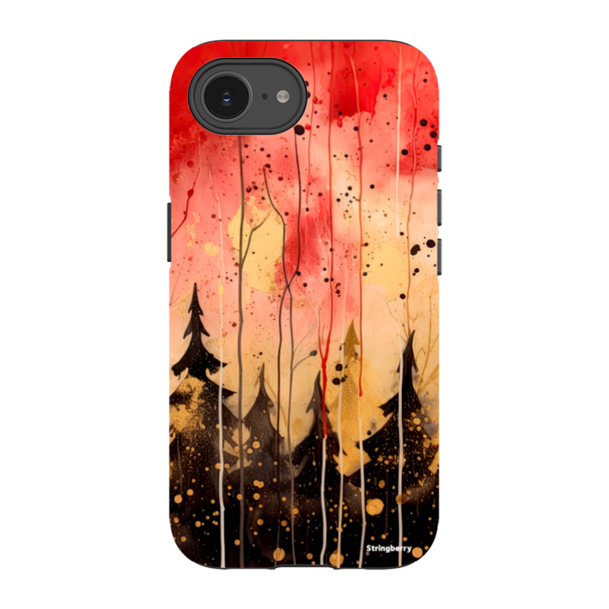 iPhone Tough Case - Watercolour Winter Forest