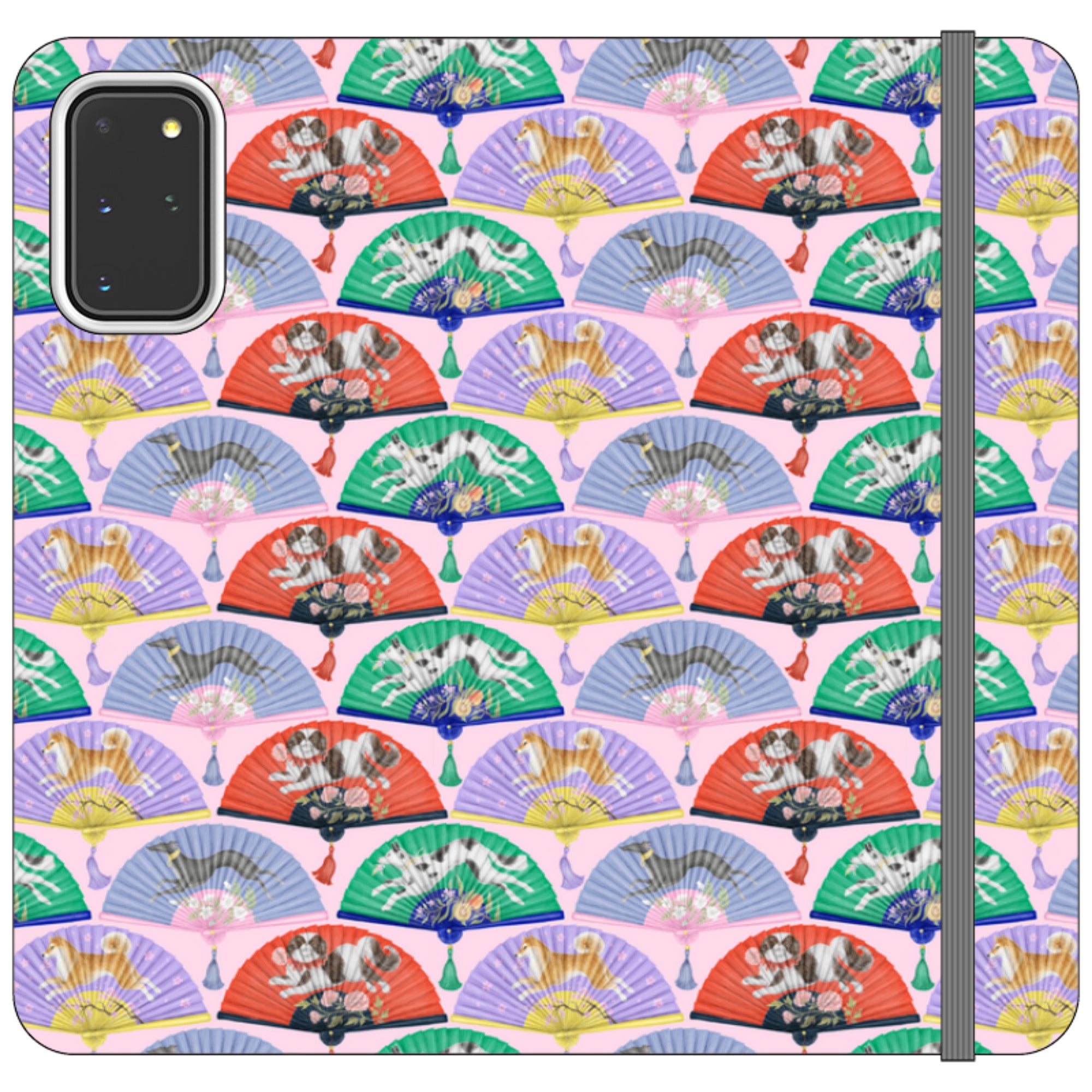 Dog Fan Wallet Case By Catherine Rowe