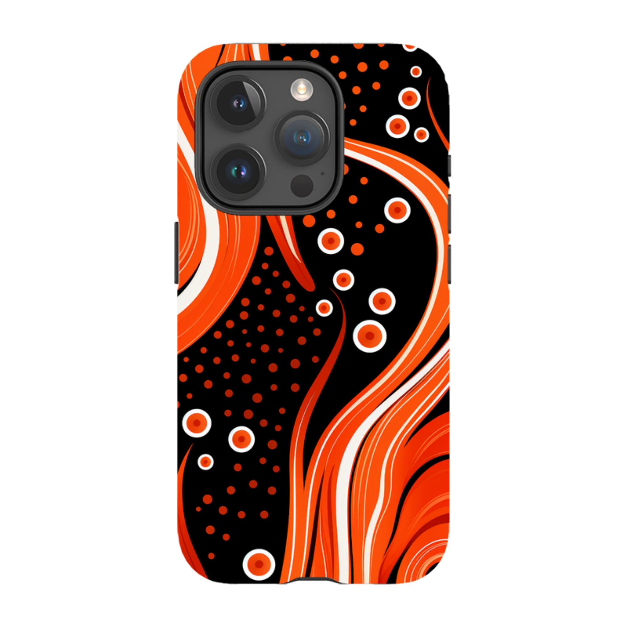 iPhone MagSafe Tough Case - Red Wave Stars