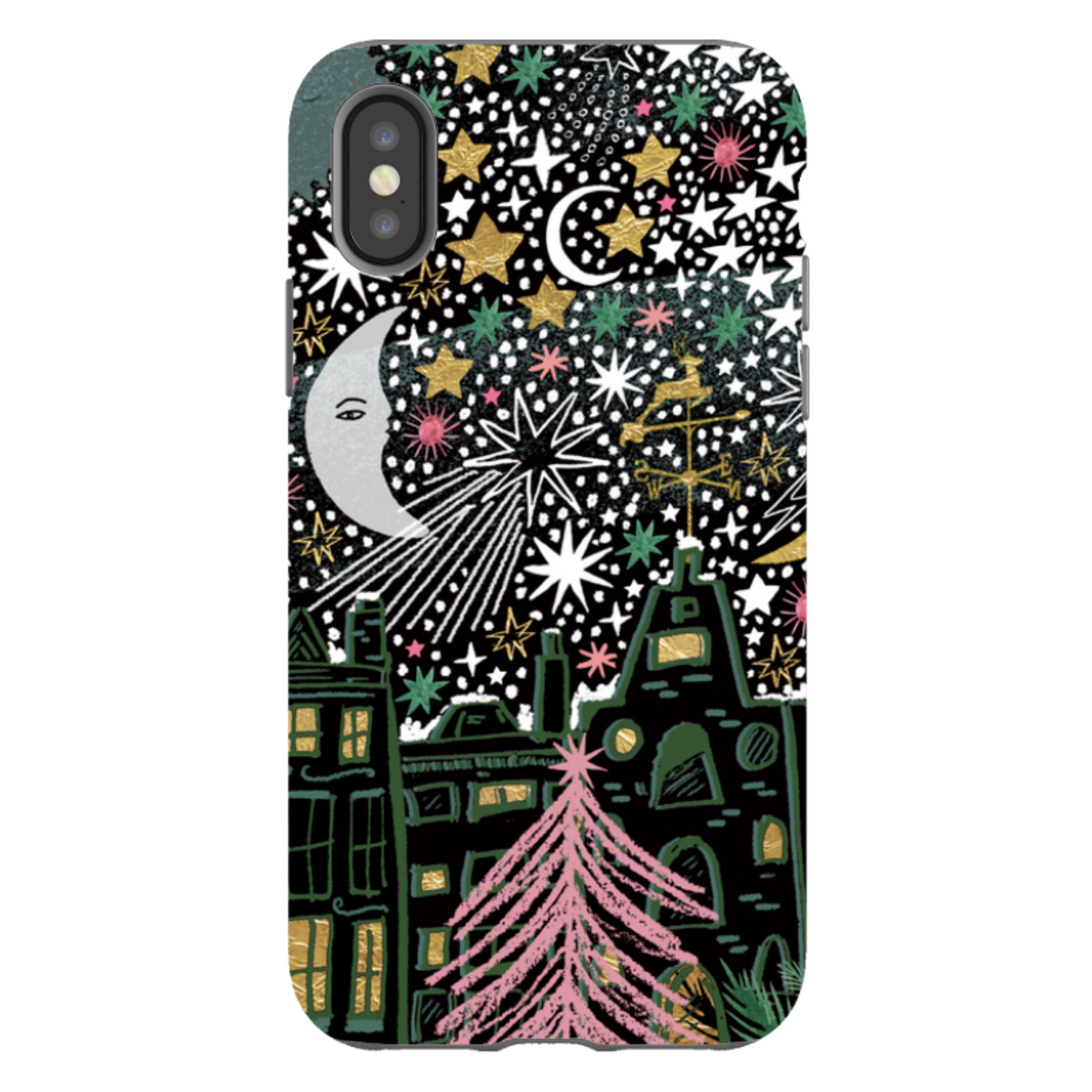 iPhone Tough Case - Night Before Xmas VI By Emma Frances Grant