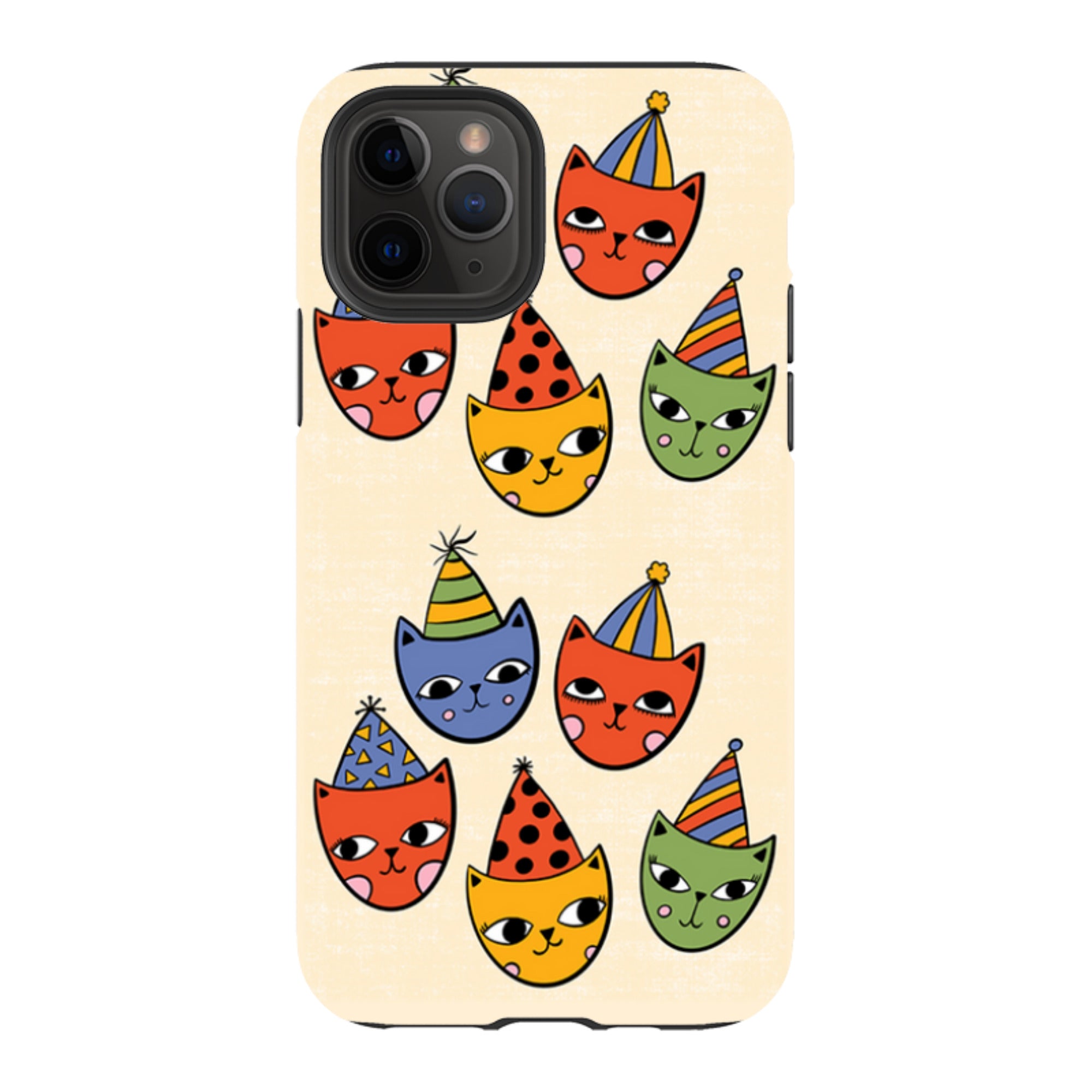 iPhone Tough Case - Happy Cats By Suzy Taylor