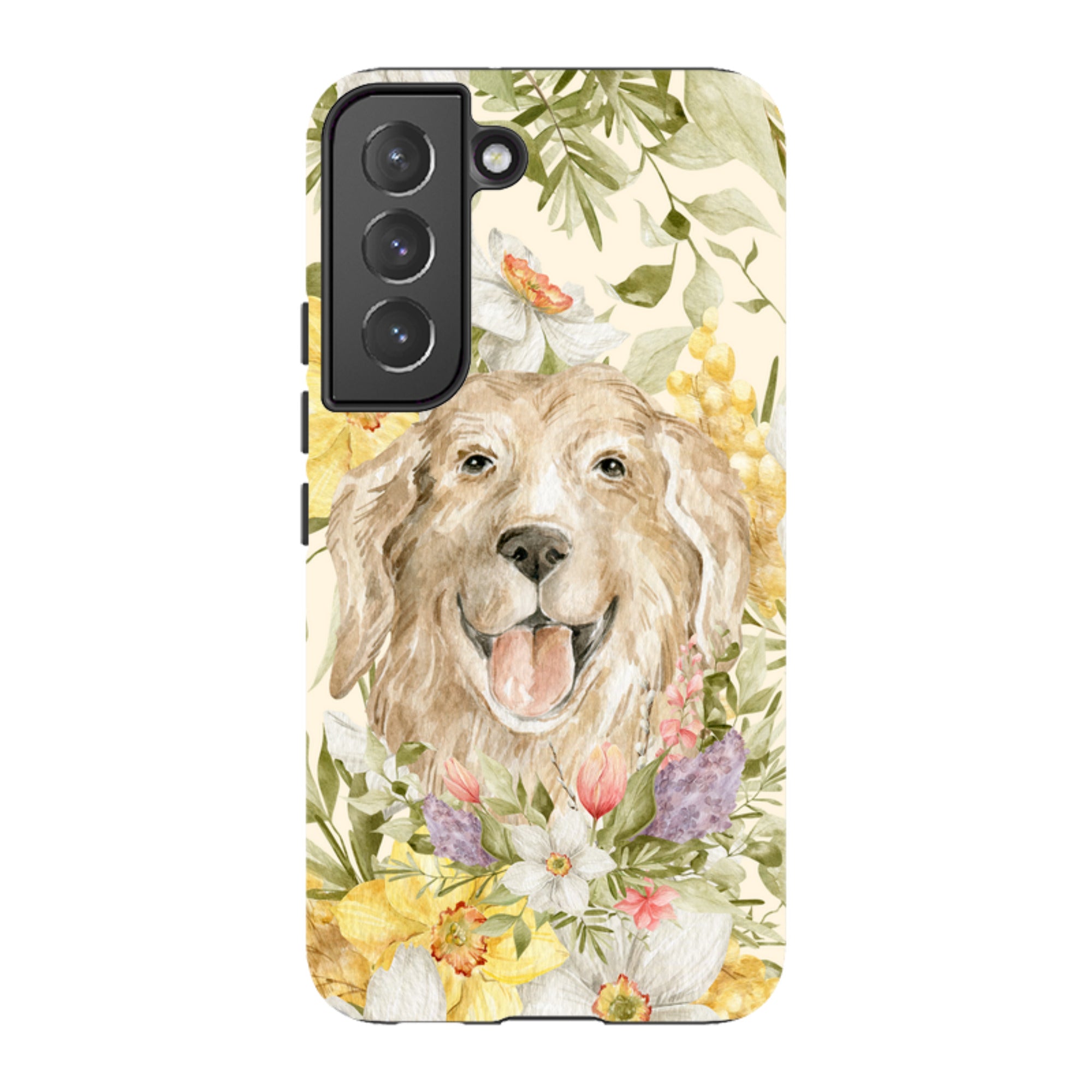 Samsung Tough Case - Floral Dog