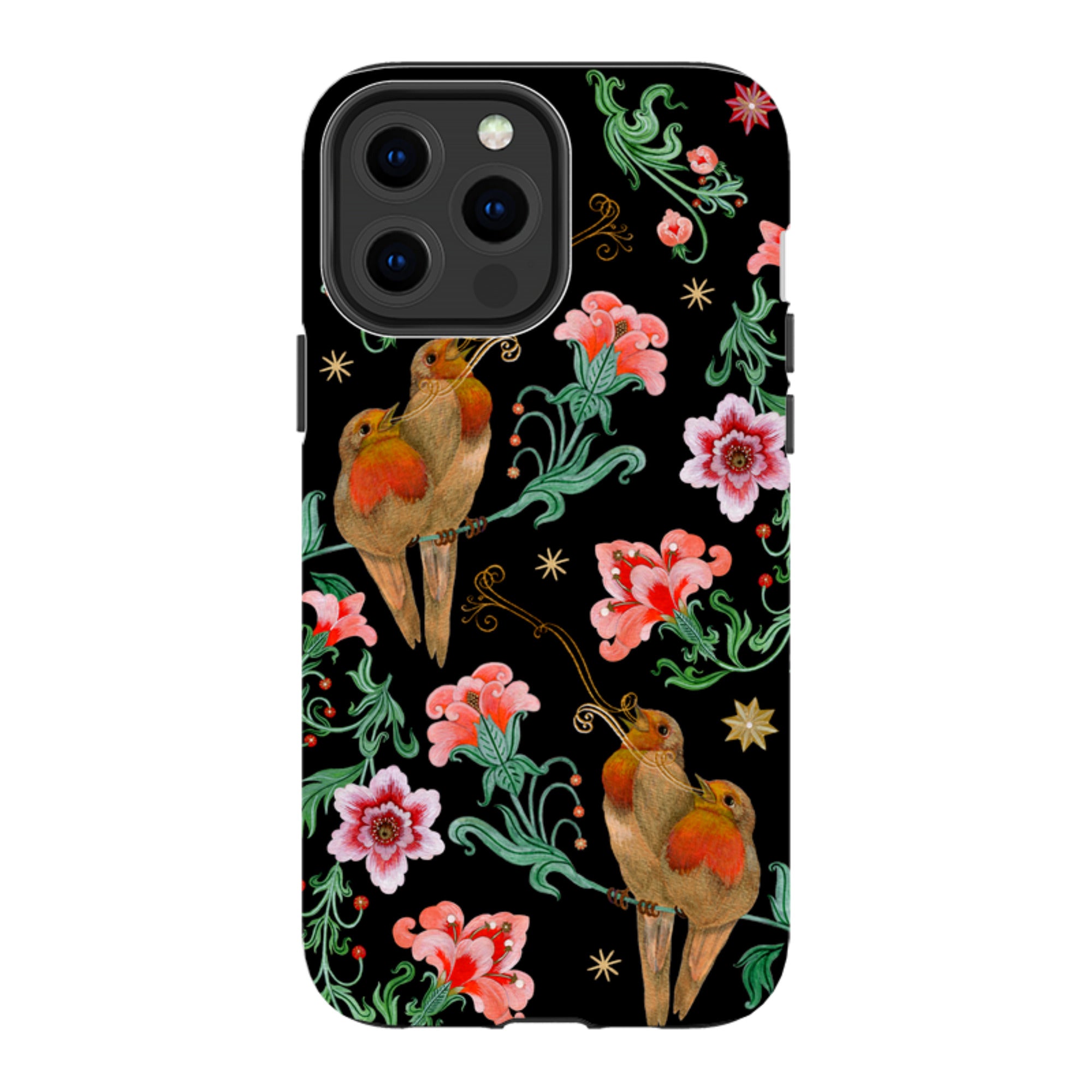 iPhone Tough  Case - Four Calling Birds By Maria Matos