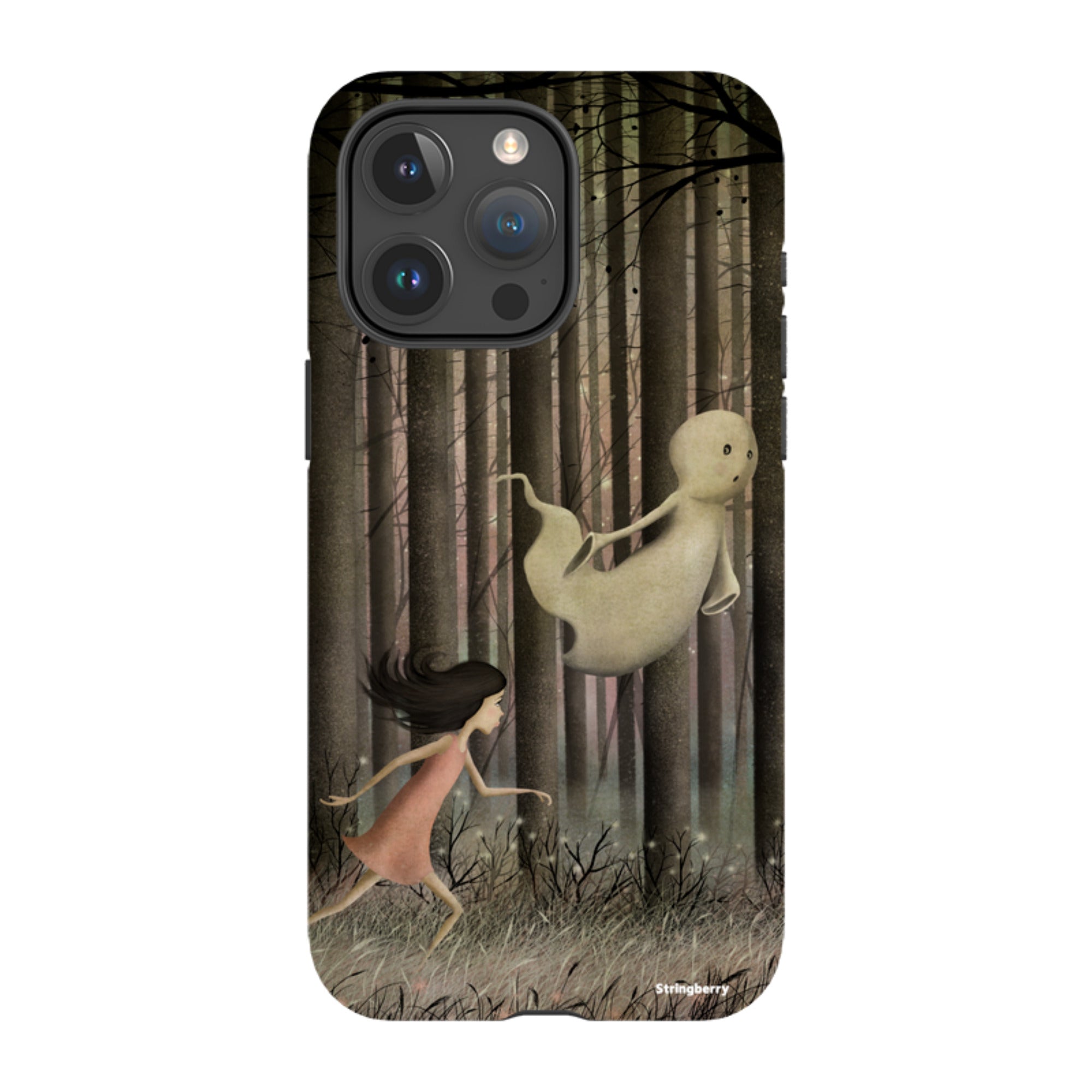 iPhone Tough Case - Little Ghost By Maja Lindberg
