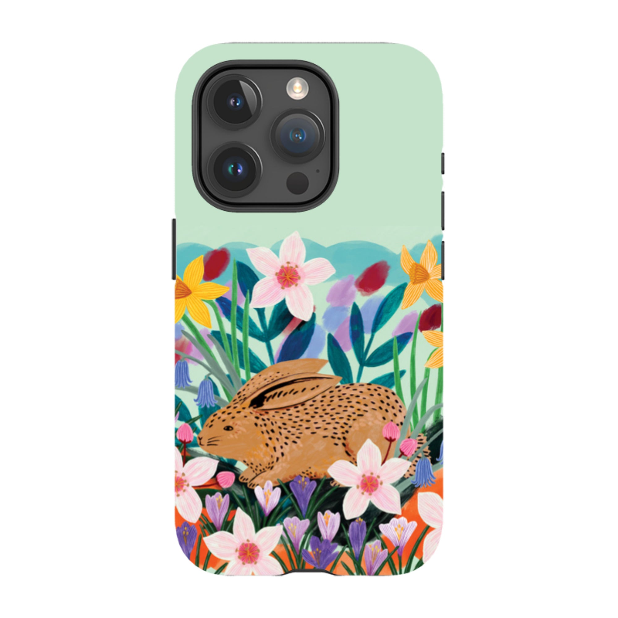 iPhone Tough Case - Spring Bunny By Lee Foster Wilson
