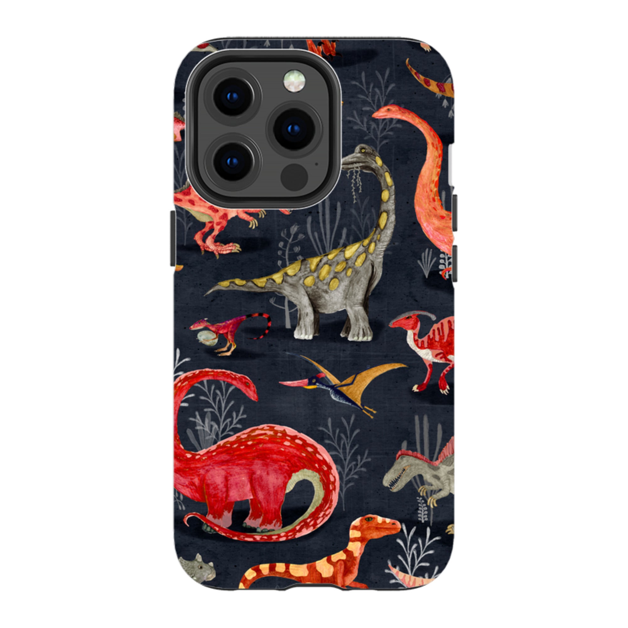 iPhone Tough Case - Parisian Dinosaurs By Katherine Quinn