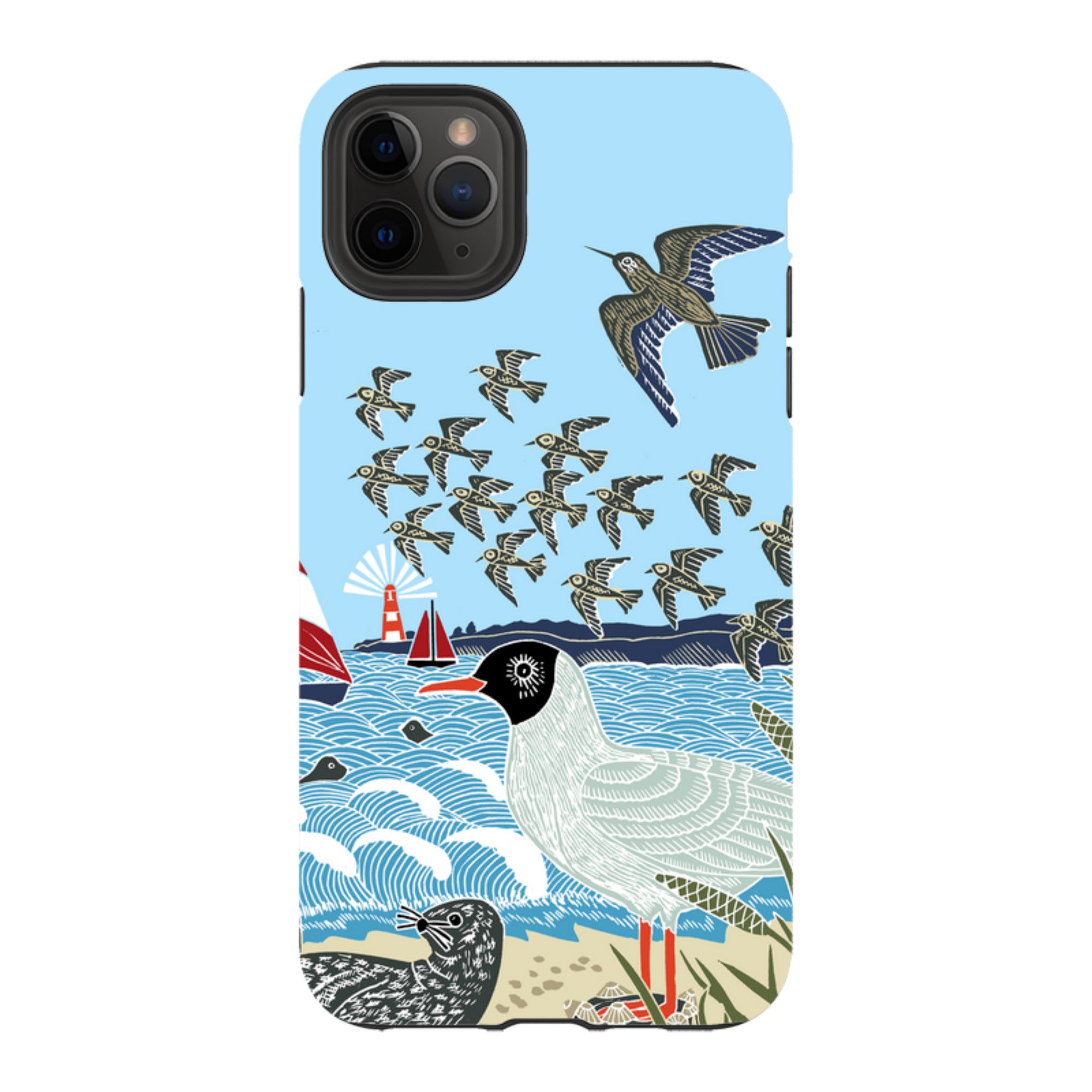iPhone Case - Seagulls and Seals By Kate Heiss