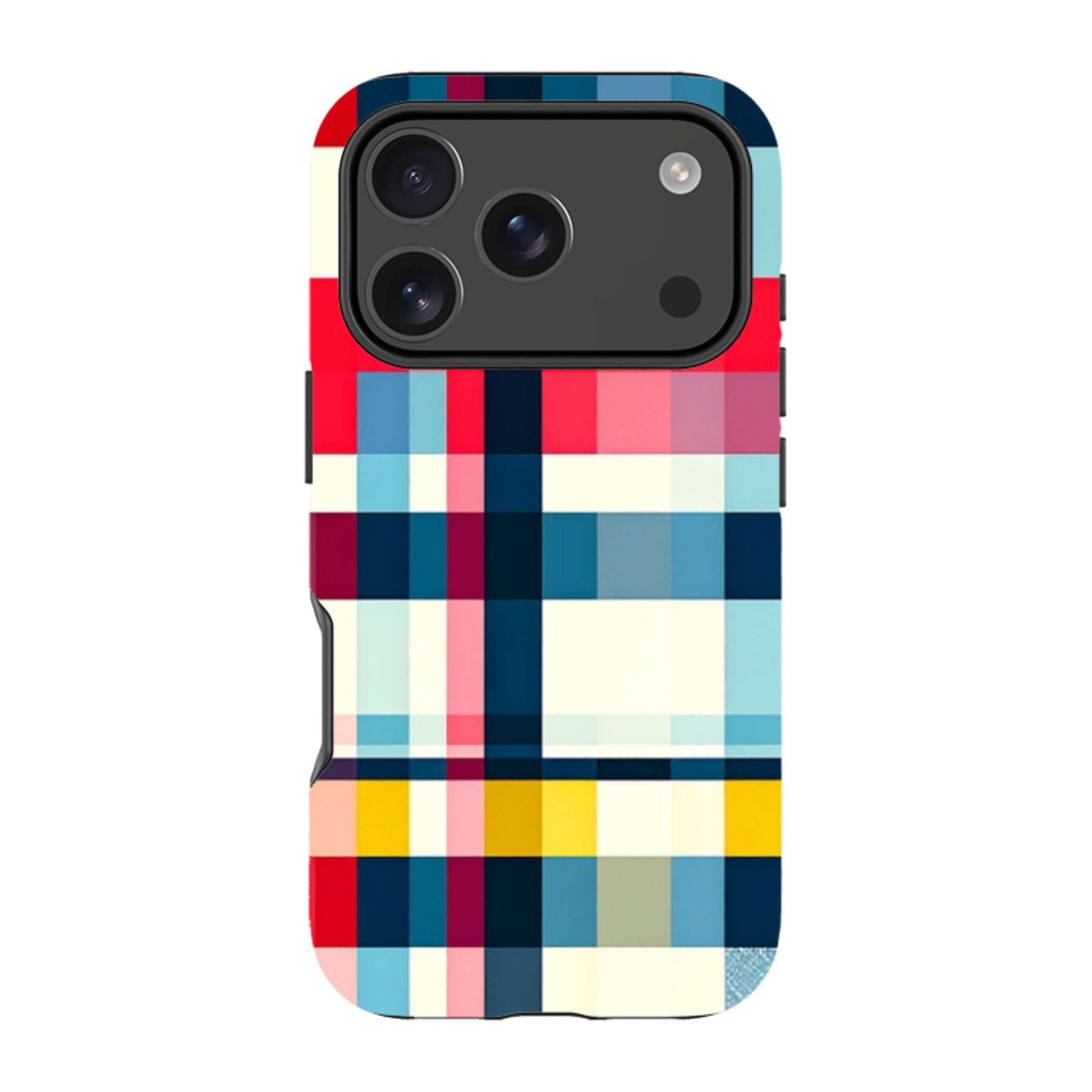 iPhone Tough Case - Cancun Gingham