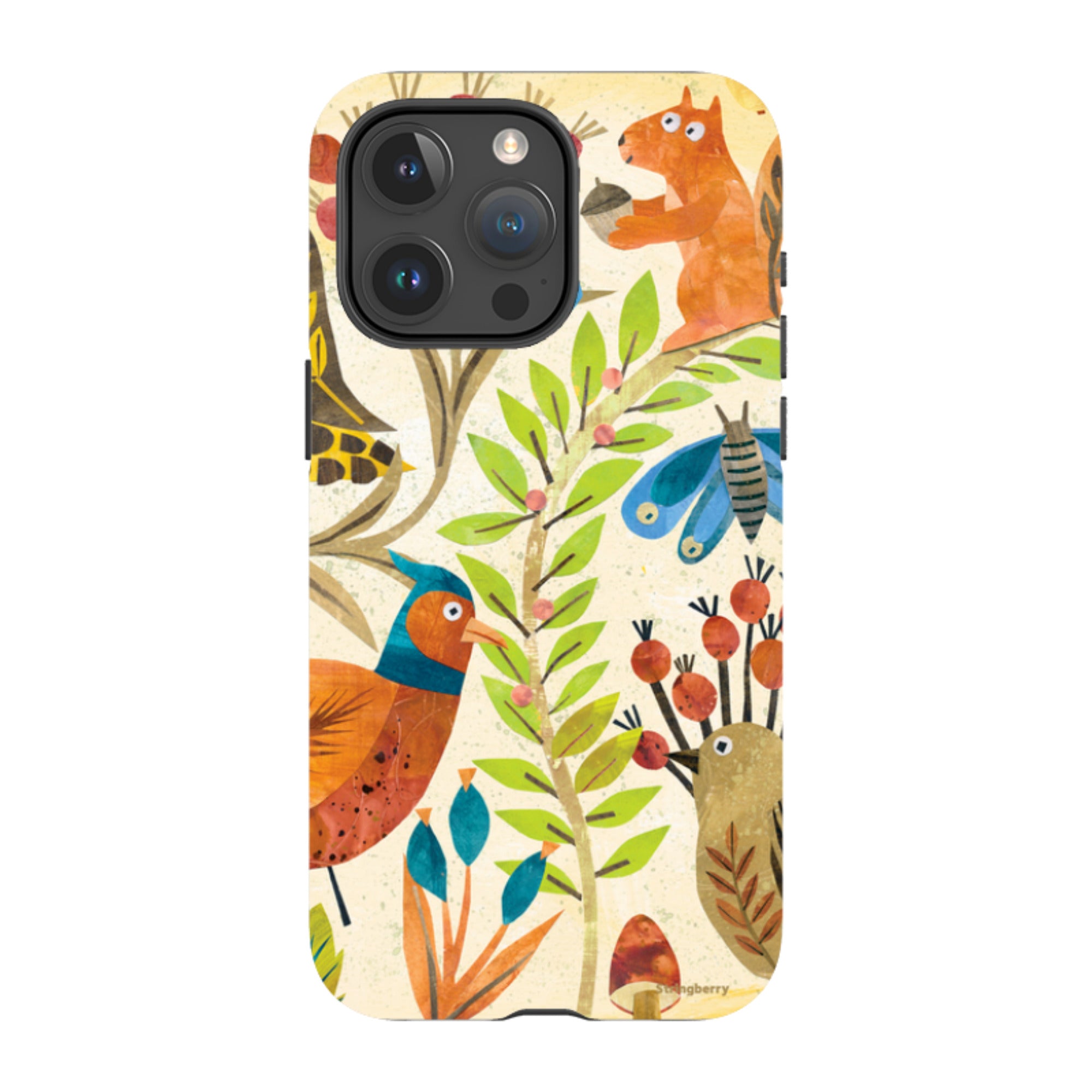 iPhone Tough Case - Woodland Friends By Tracey English