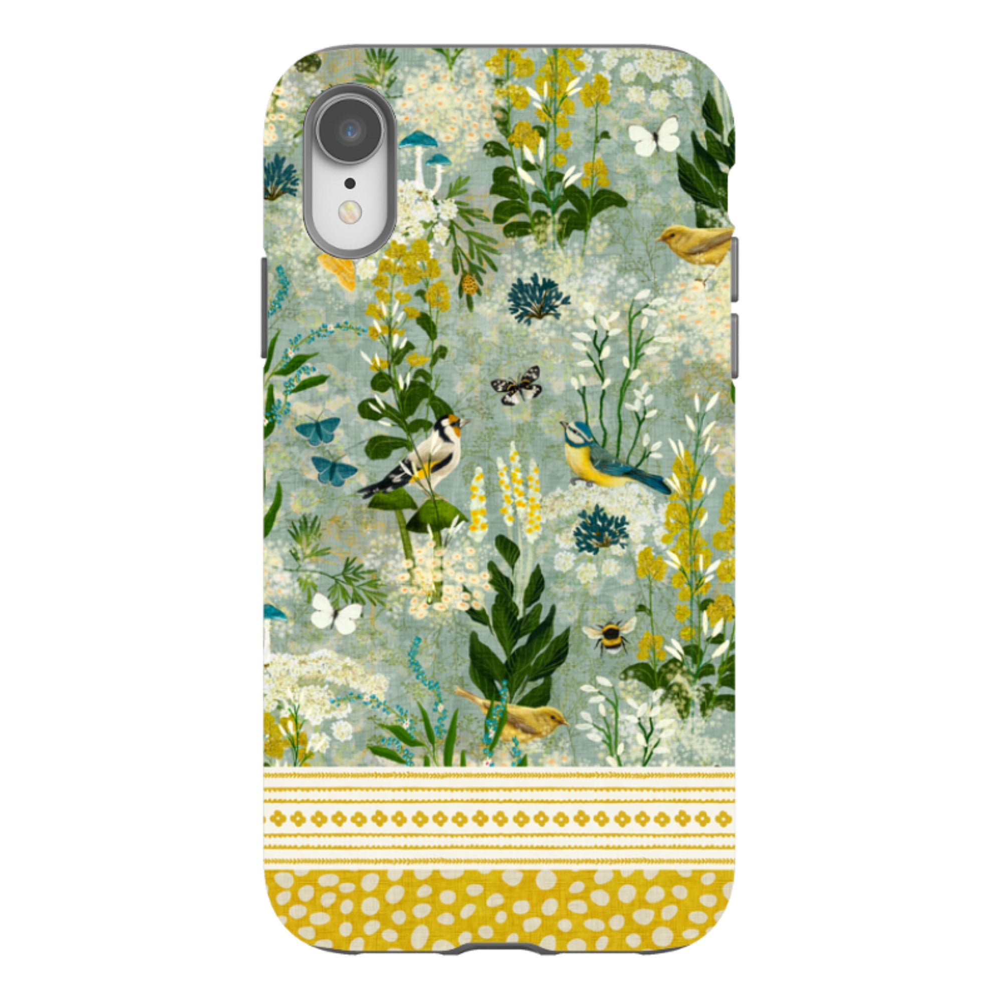 iPhone Tough Case - Song Bird Garden 2 By Katherine Quinn