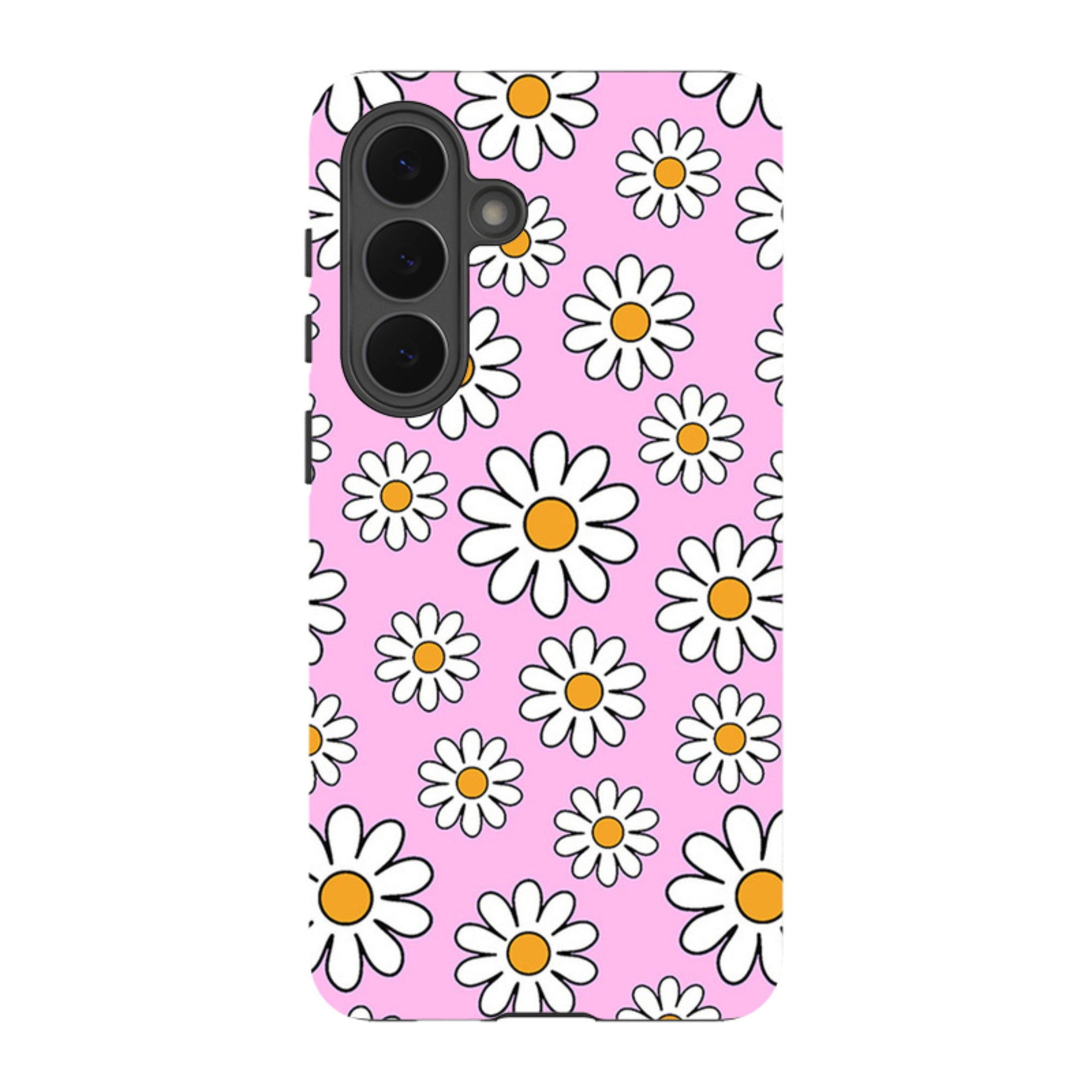 Samsung Tough Case - Pink Daises