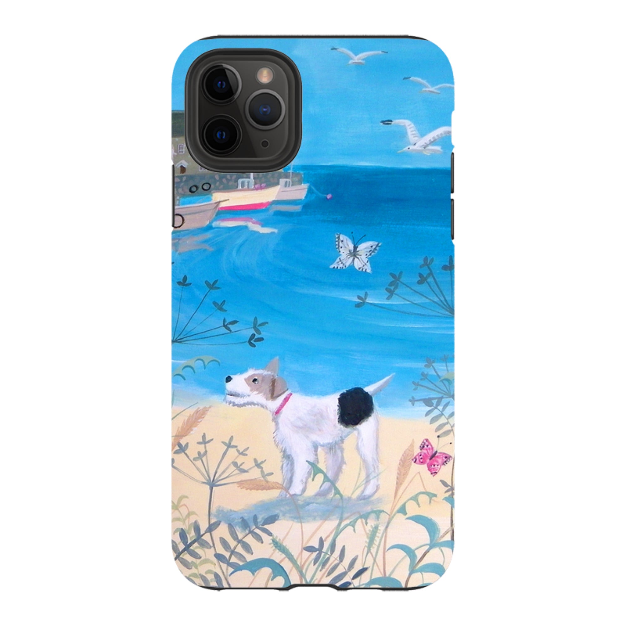 iPhone Tough Case - Seaside Dog By Mary Stubberfield