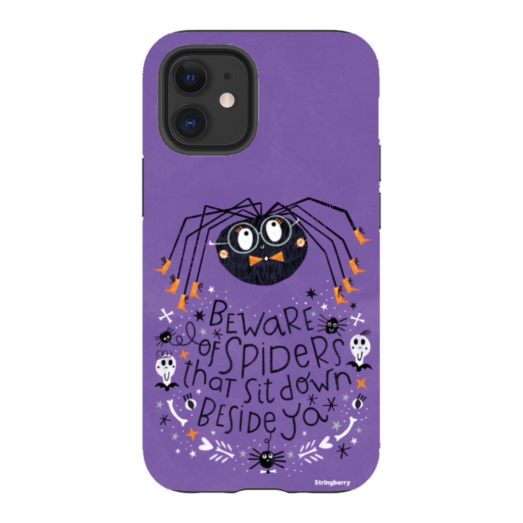 iPhone Tough Case - Spider By Ali Brookes