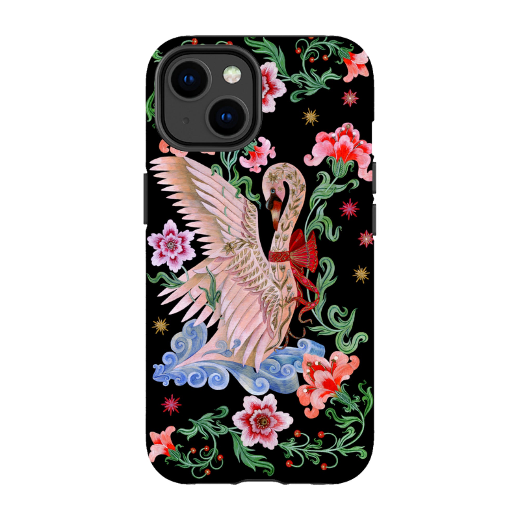 iPhone Tough  Case - Seven Swans A Swimming By Maria Matos