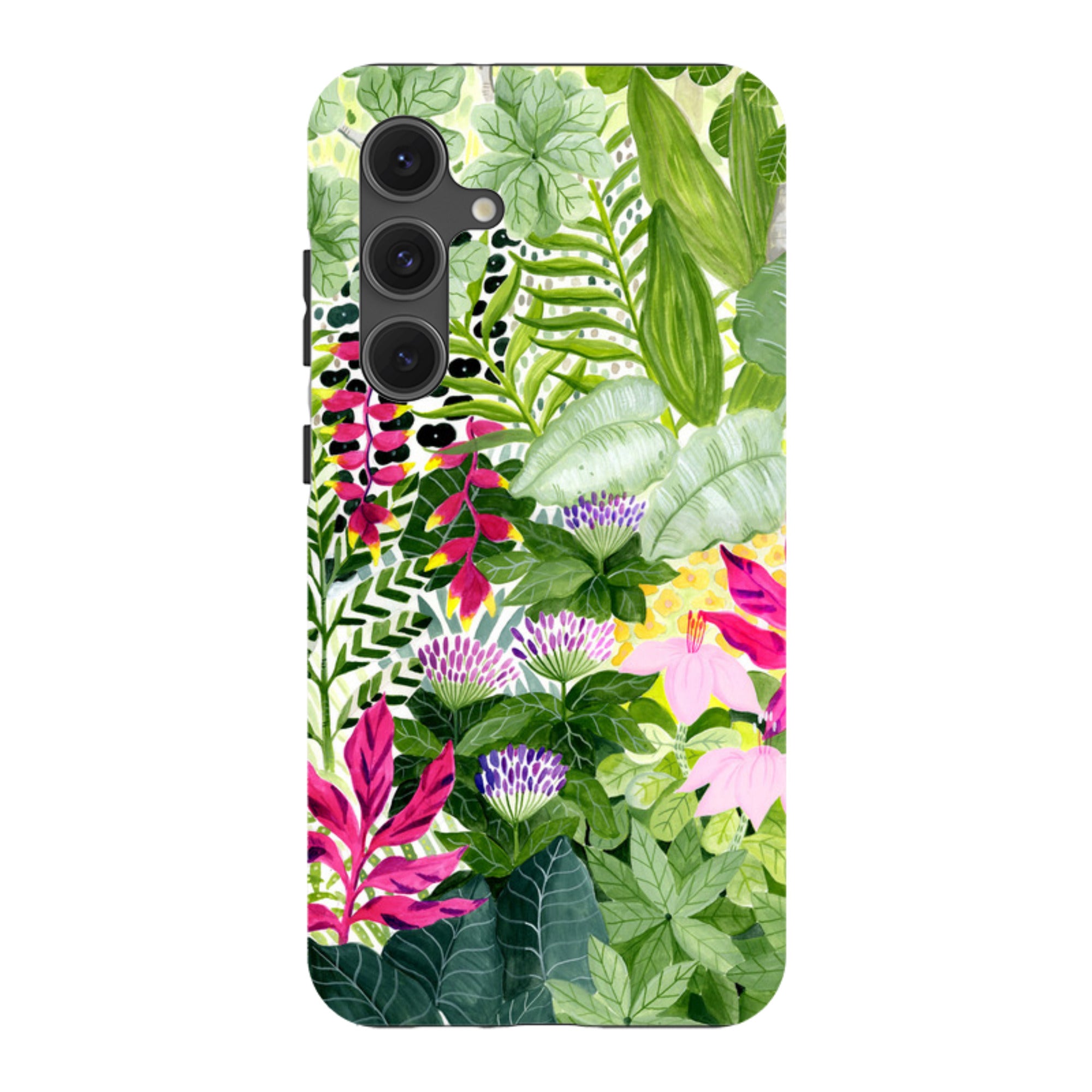Samsung Tough Case - Pink Botanical By Bex Parkin
