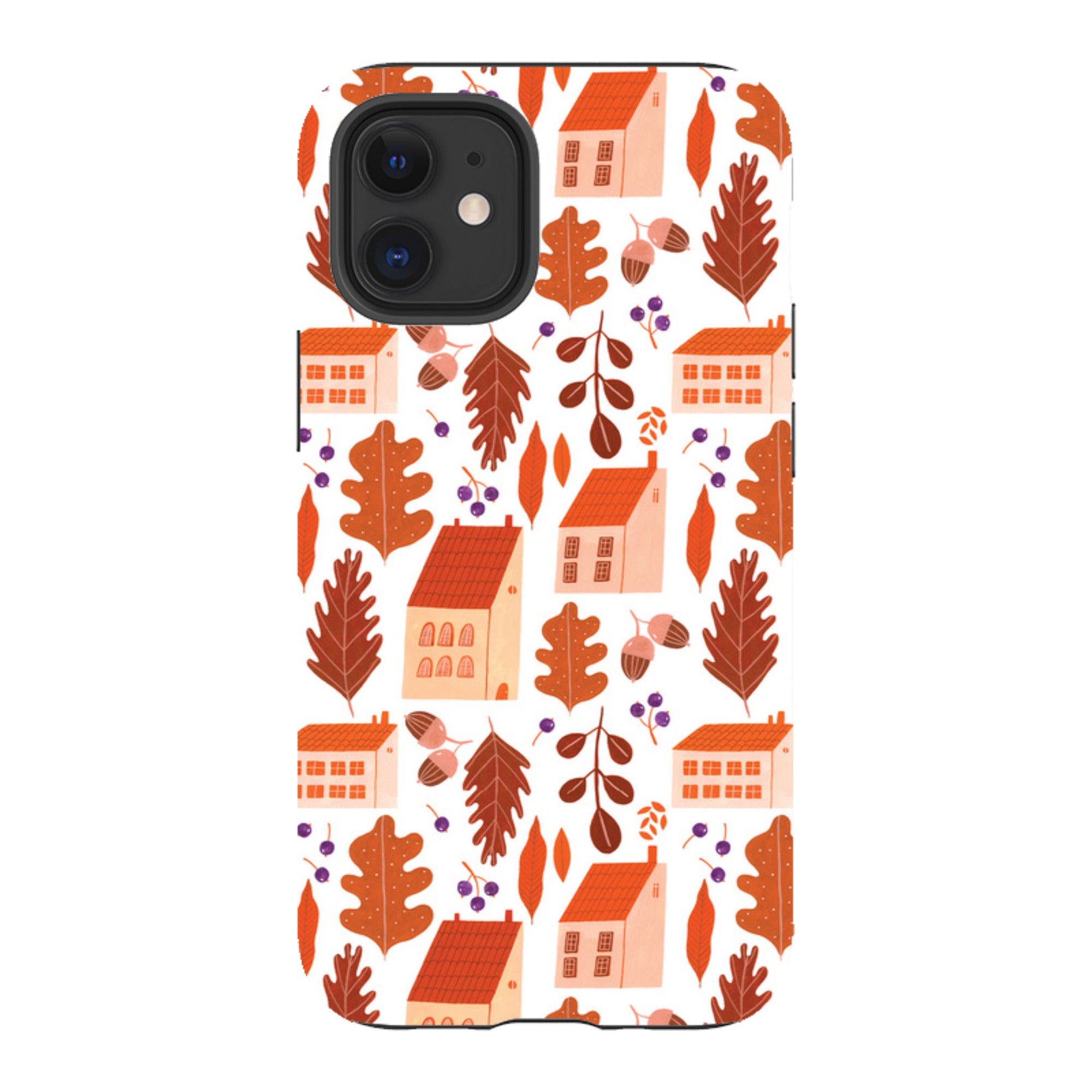iPhone Tough Case - Autumn Pattern By Madalina Andronic