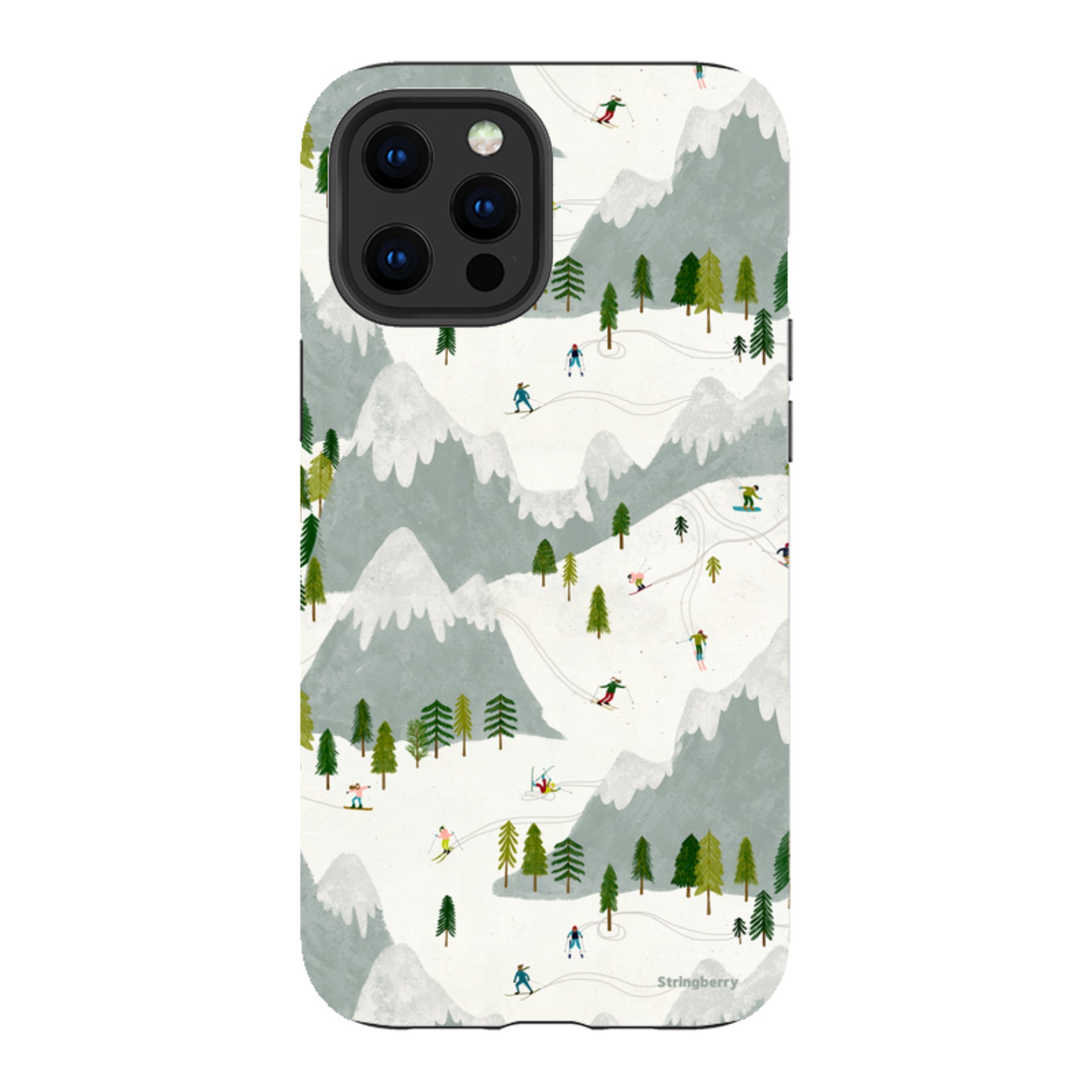 iPhone Tough Case - Winter Landscape I By Katherine Quinn