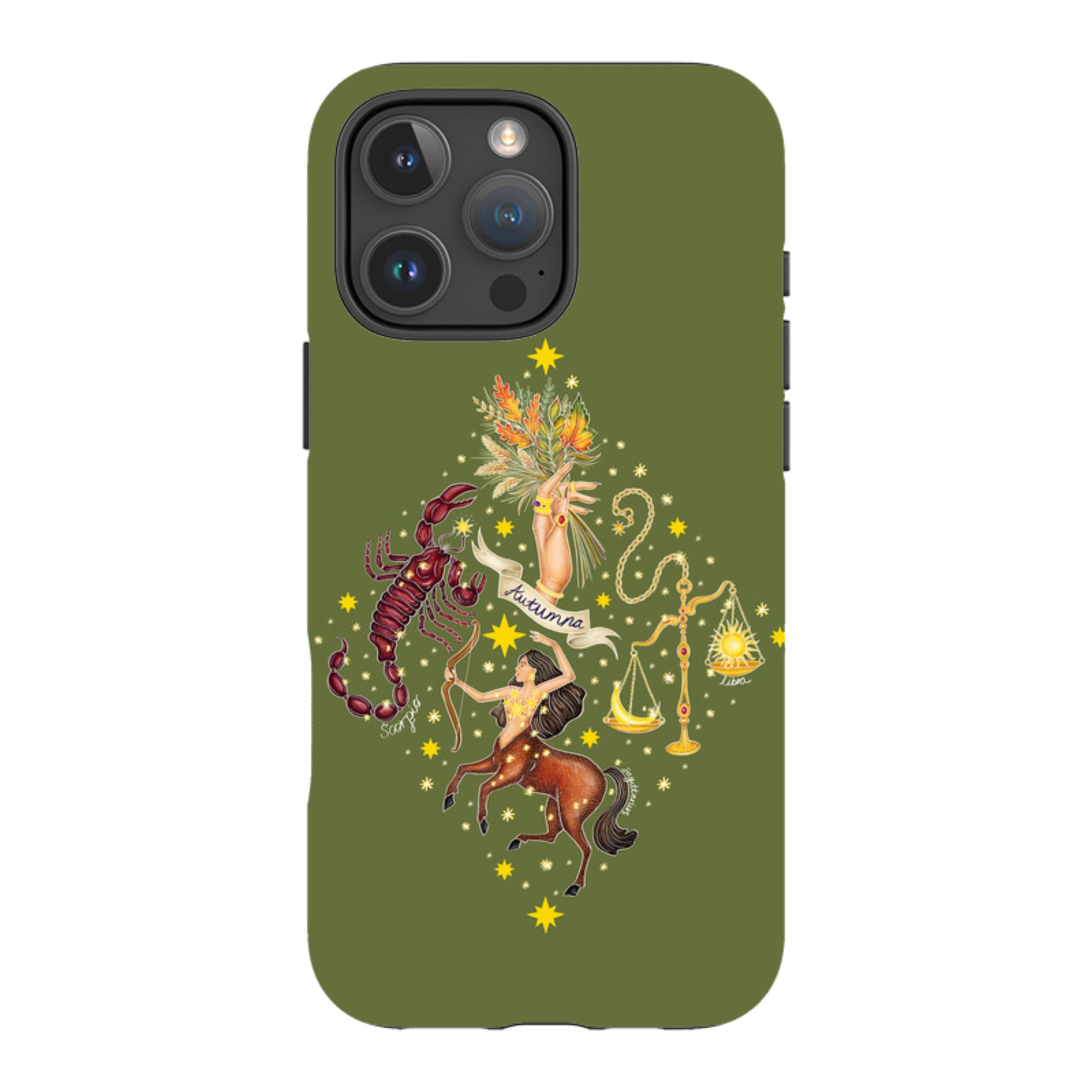 iPhone MagSafe Tough Case - Autumn Zodiac By Catherine Rowe