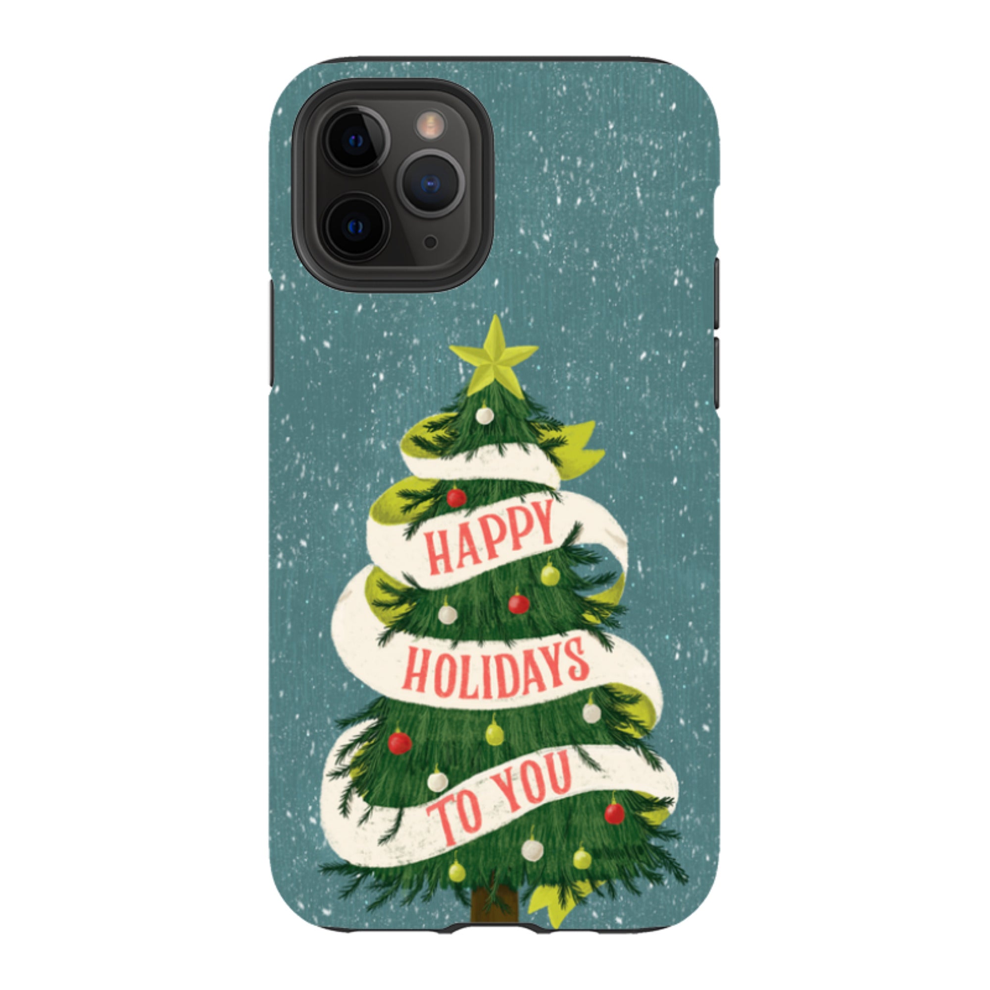iPhone Tough Case - Happy Holidays By Abby Jacobs