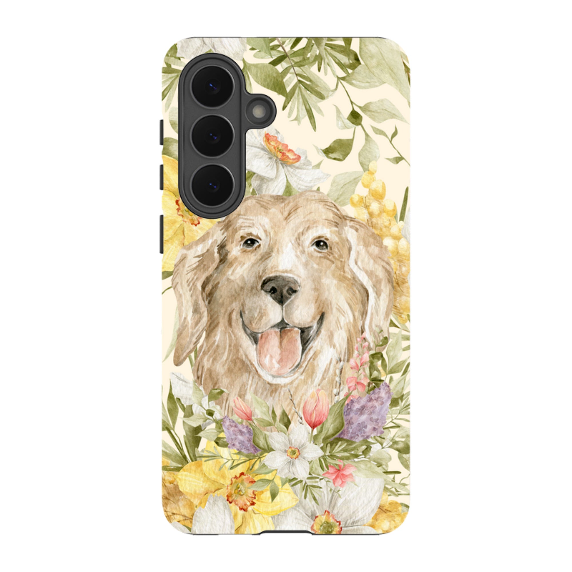 Samsung Tough Case - Floral Dog