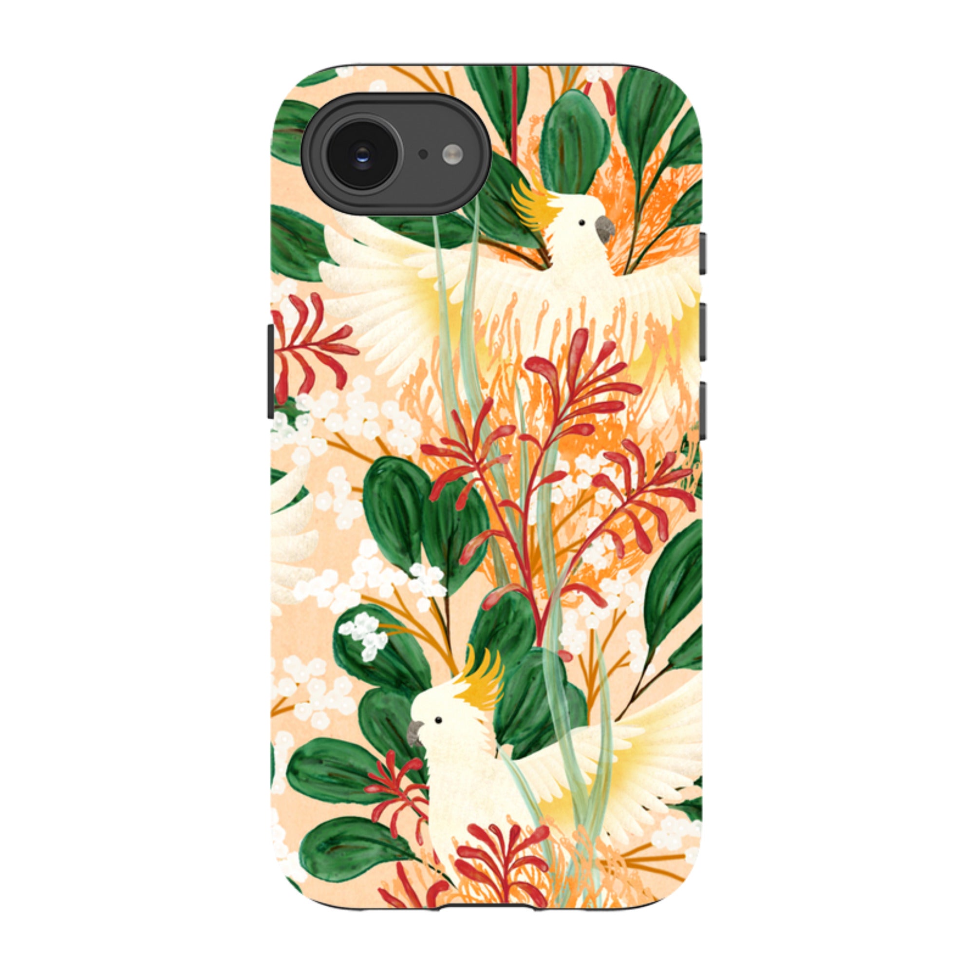 iPhone Tough Case - Cockatoo By Katherine Quinn