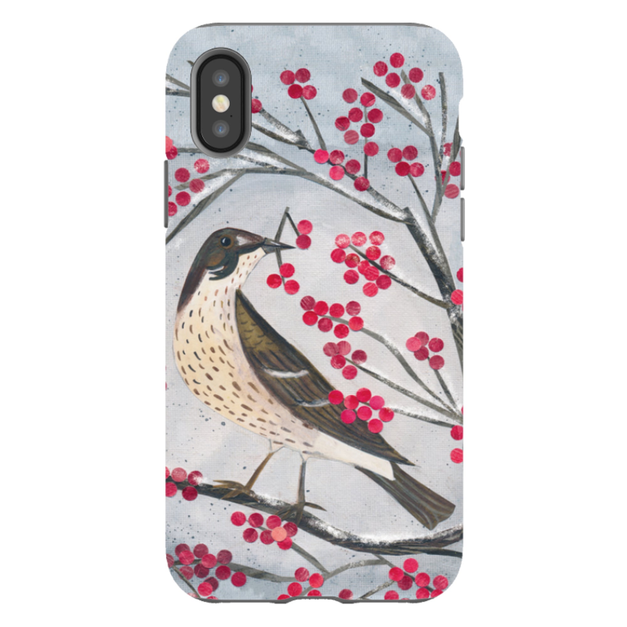 iPhone Tough Case - Mistle Thrush By Tracey English