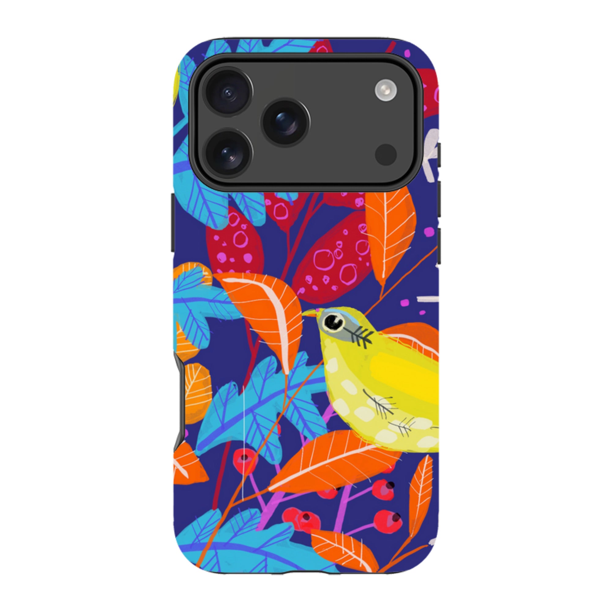 iPhone MagSafe Tough Case -  Yellow Bird By Claire West