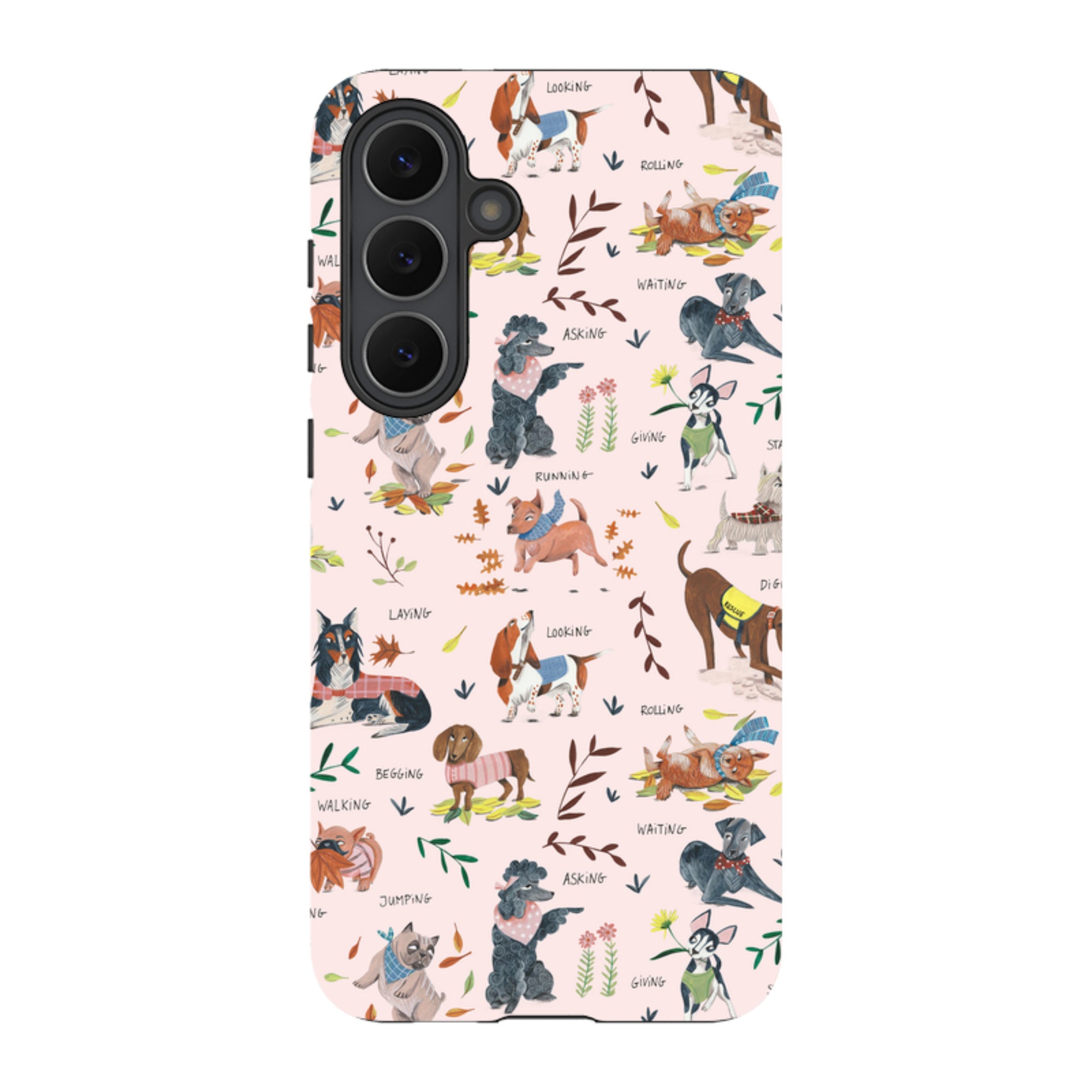 Samsung Tough Case - Dog Pattern By Caroline Bonne Muller