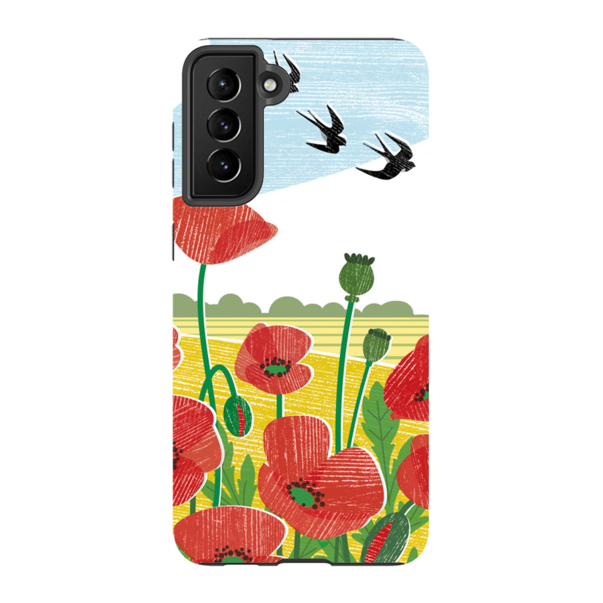 Samsung Tough Case - Poppy Fields By Liane Payne