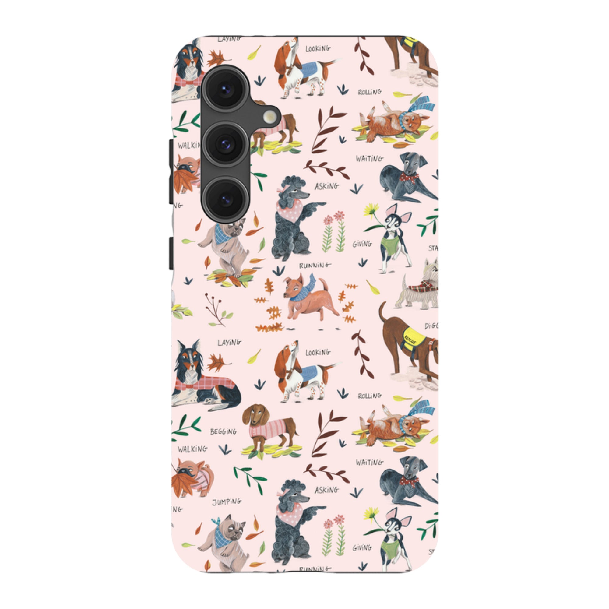 Samsung Tough Case - Dog Pattern By Caroline Bonne Muller