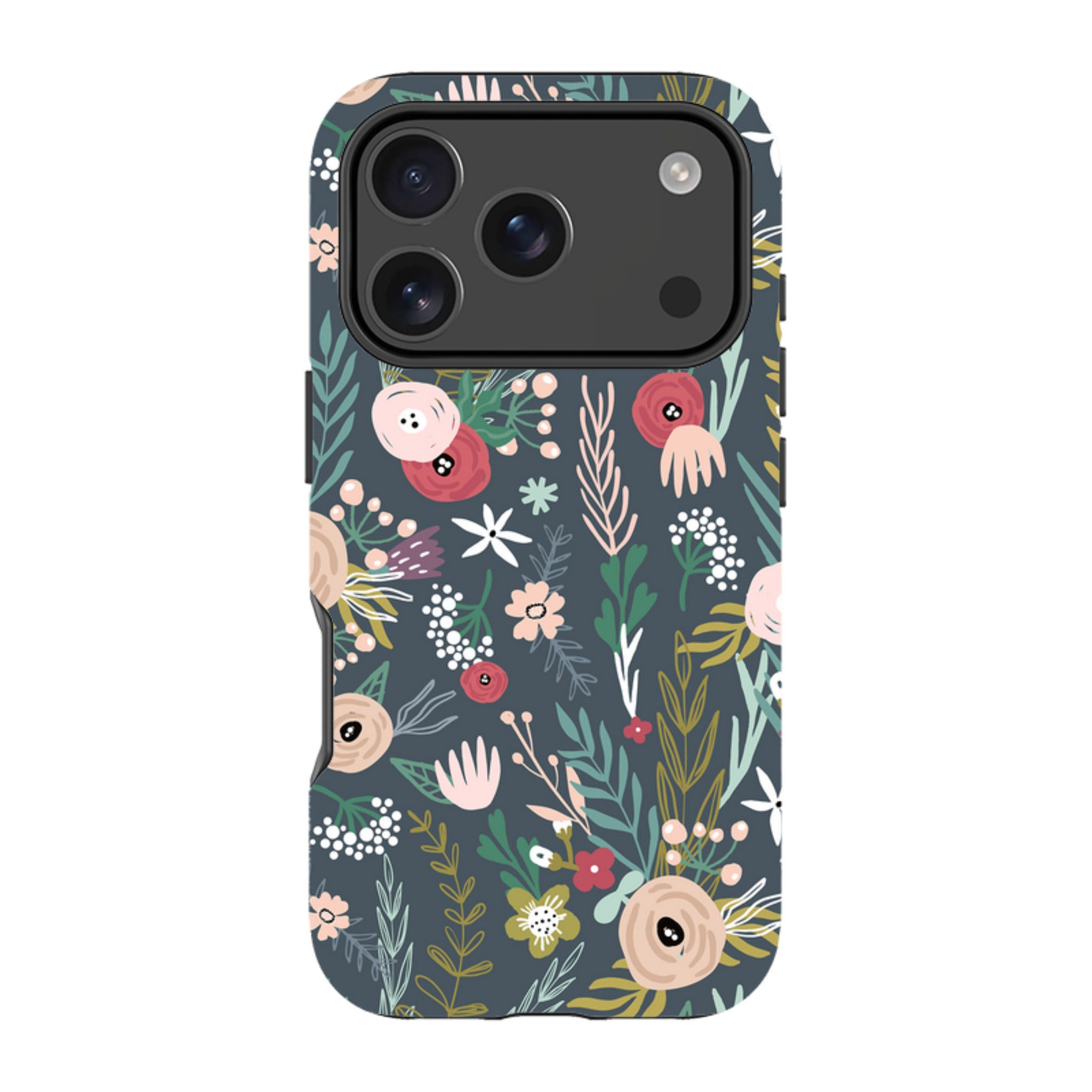 iPhone MagSafe Tough Case - Winter Scandi Floral