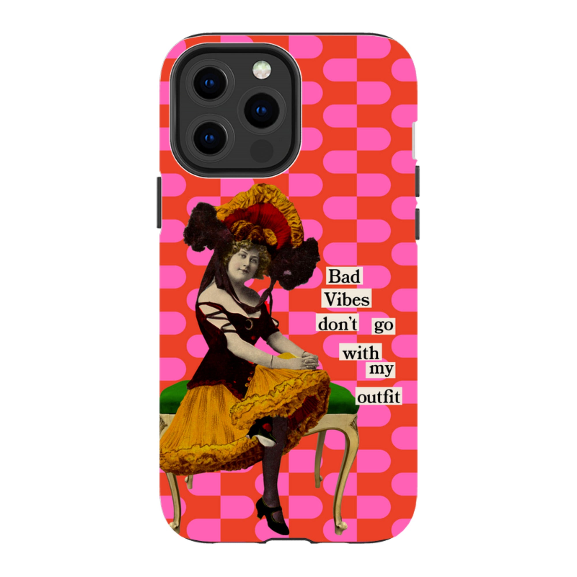 iPhone Tough Case - Bad Vibes By Clare Jordan