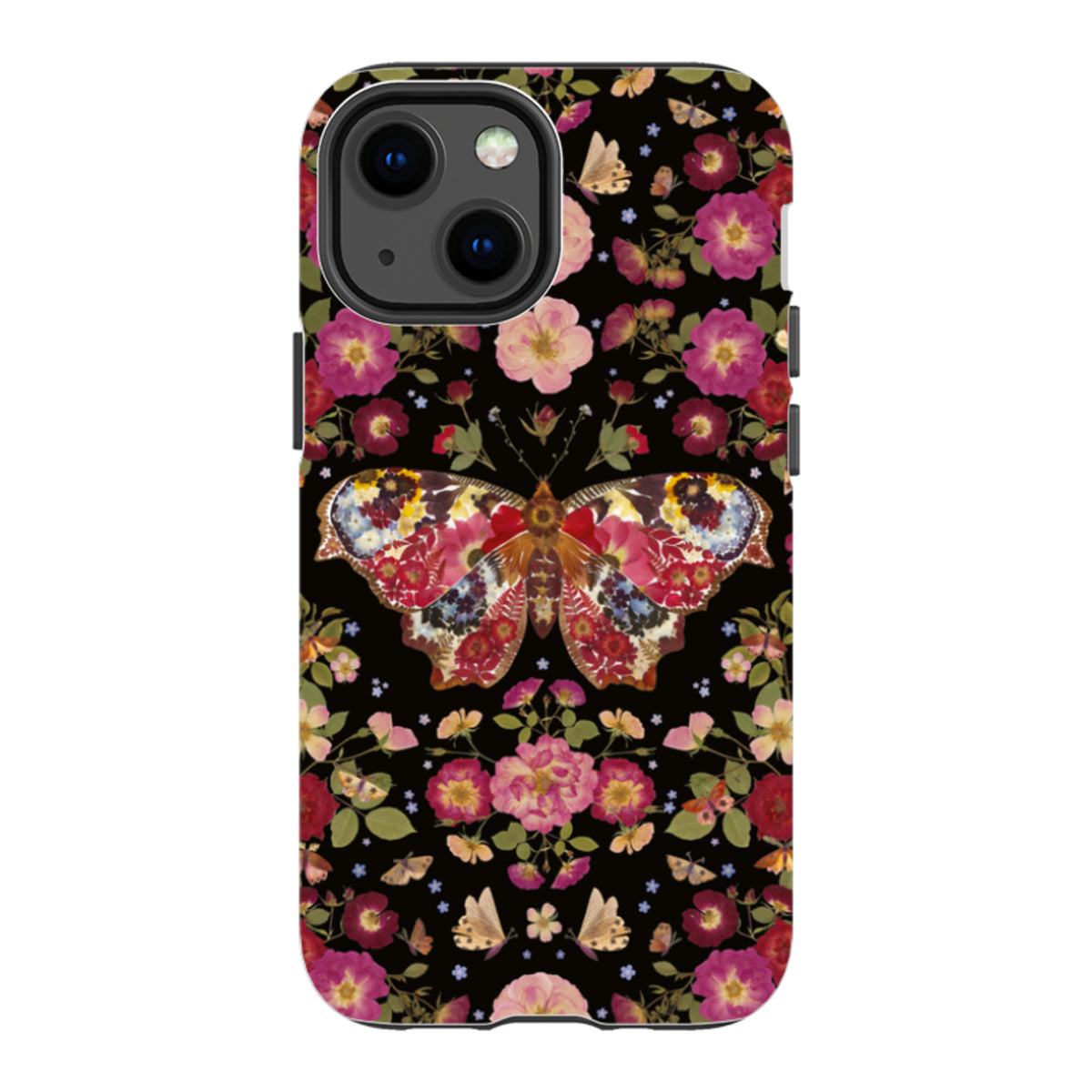 iPhone Tough Case - Midnight Butterfly By Helen Ahpornsiri