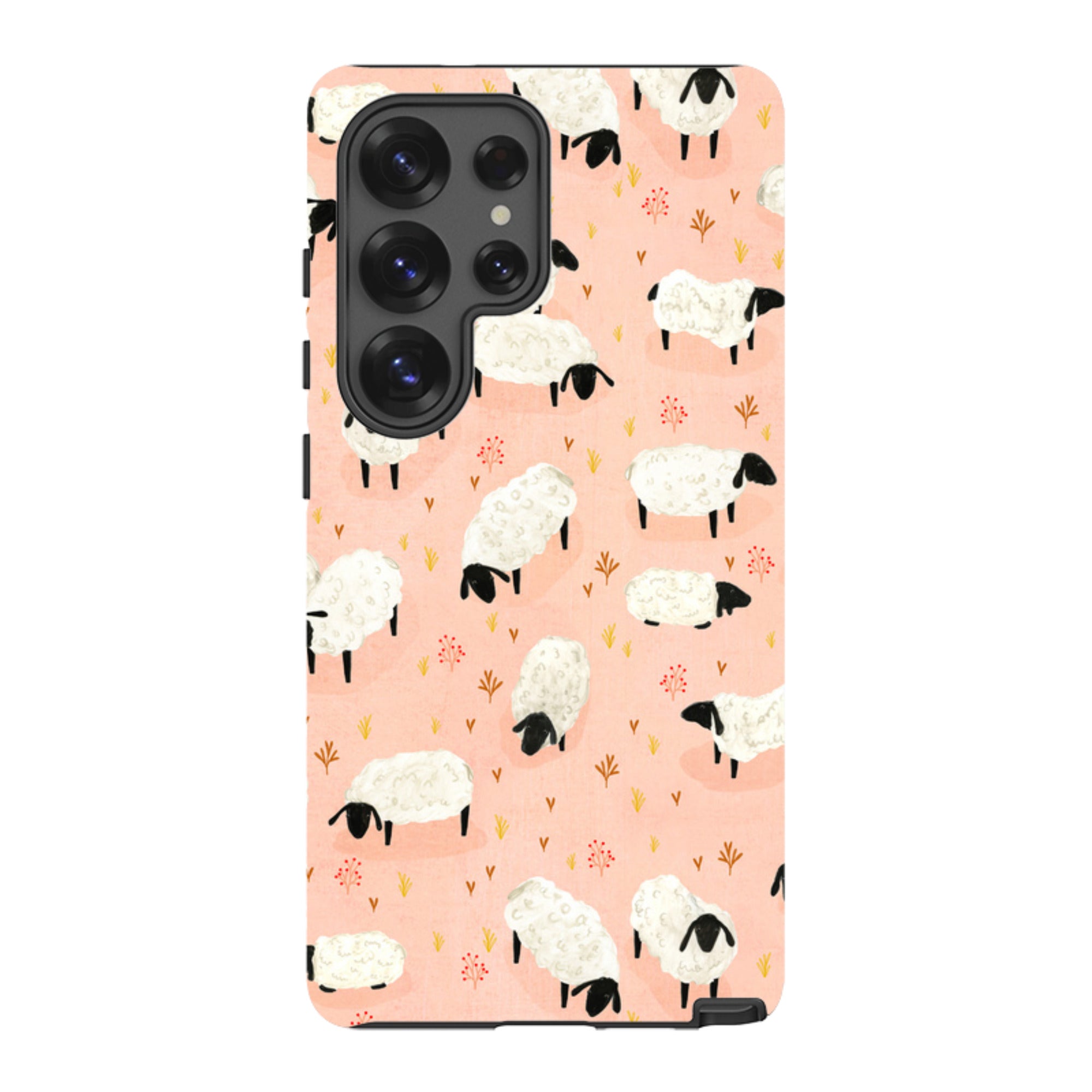Samsung Tough Case - Sheep Pink By Katherine Quinn