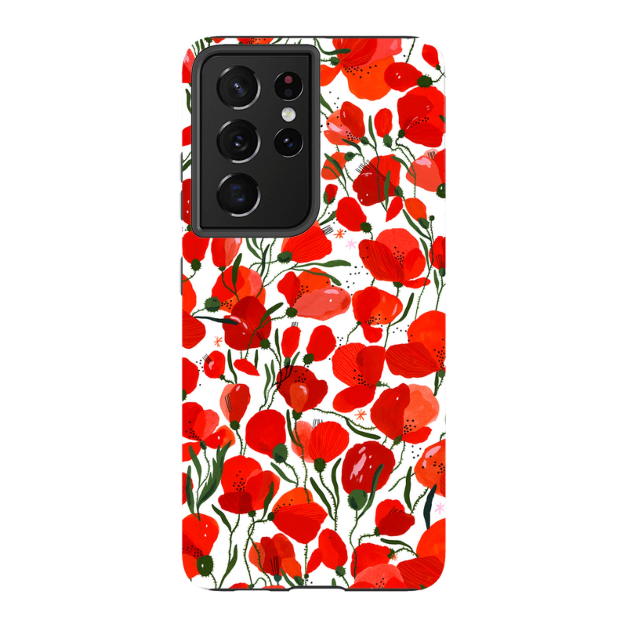 Samsung Tough Case - Poppies Pattern By Madalina Andronic