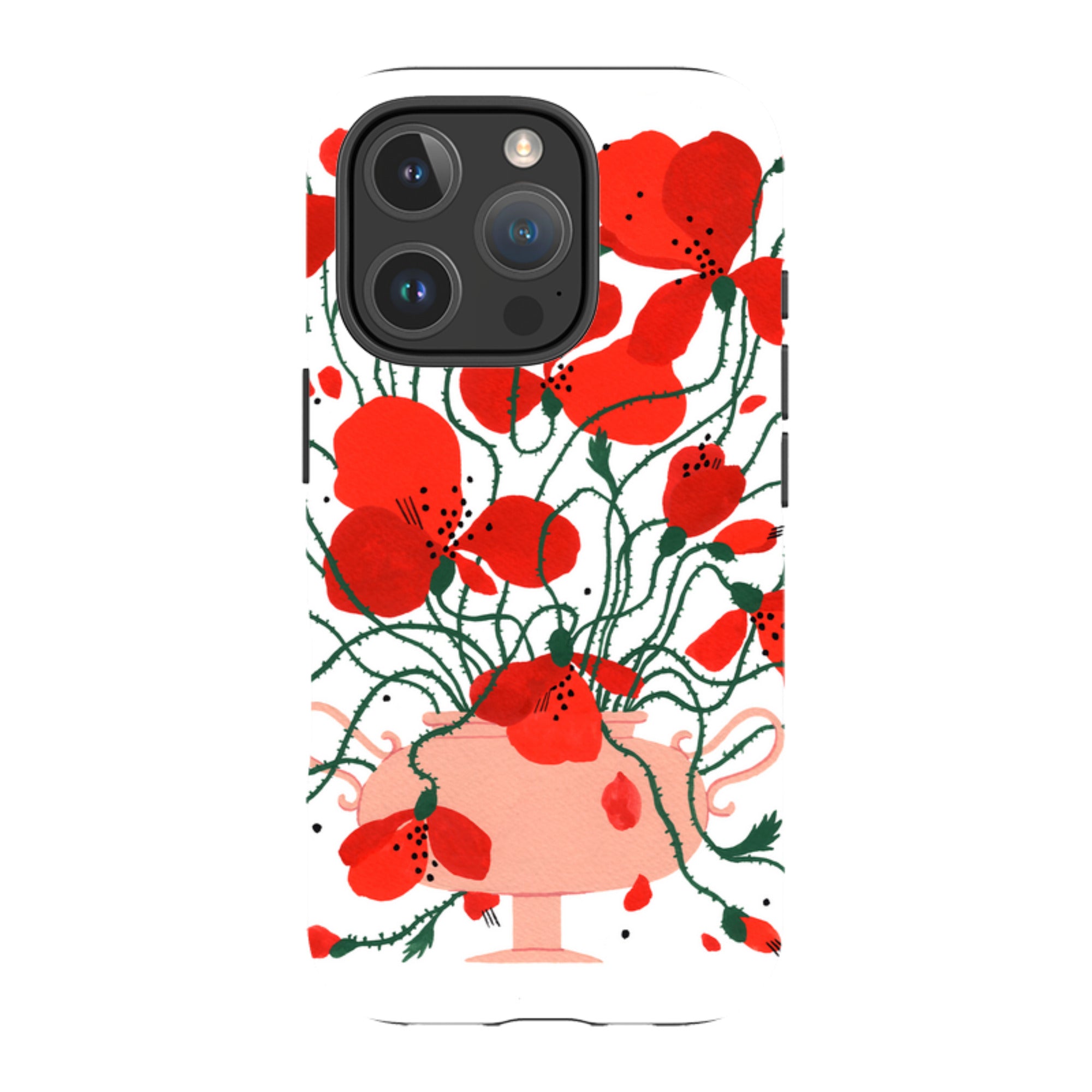 iPhone MagSafe Tough Case -  Poppies By Madalina Andronic