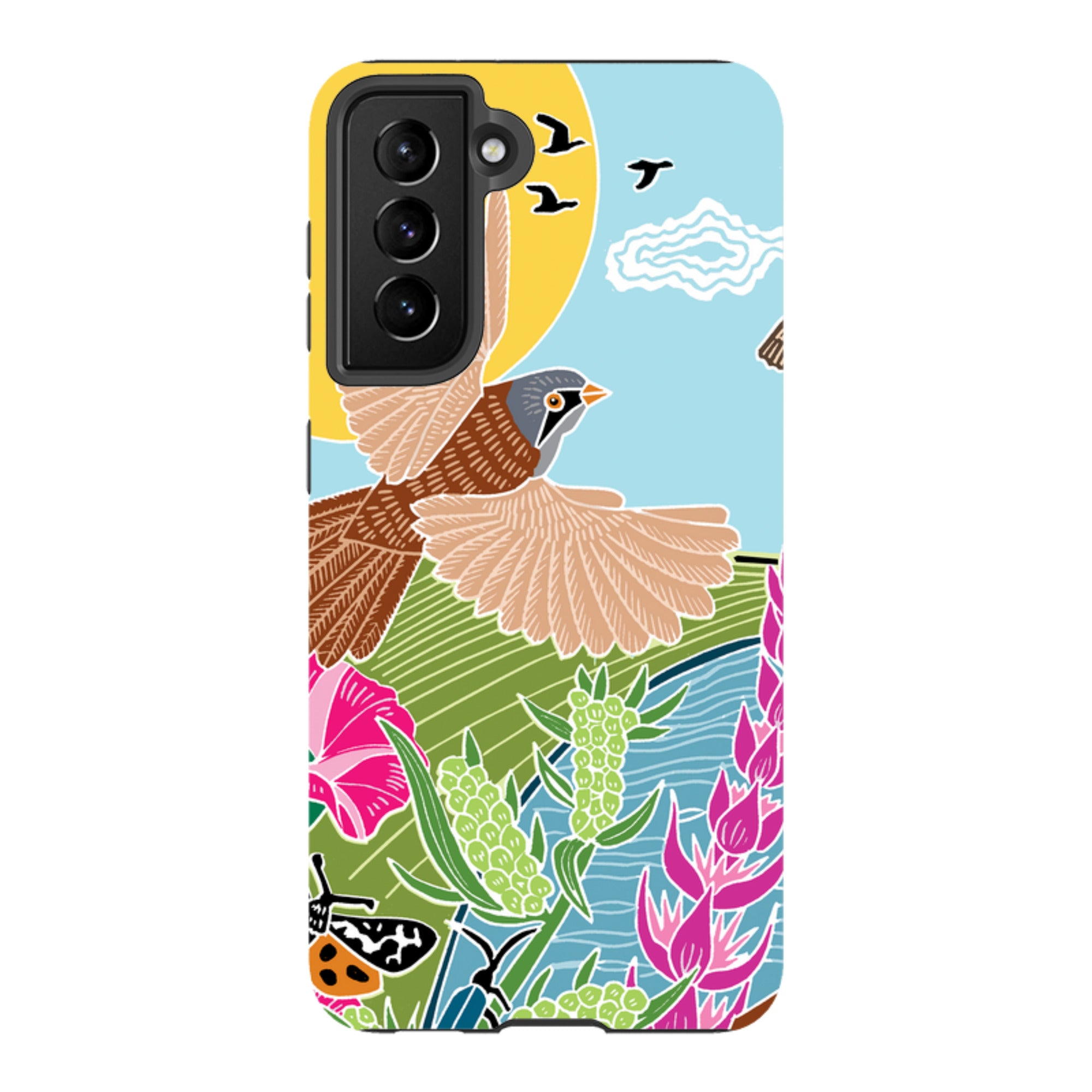 Samsung Tough Case - Bearded Tits By Kate Heiss
