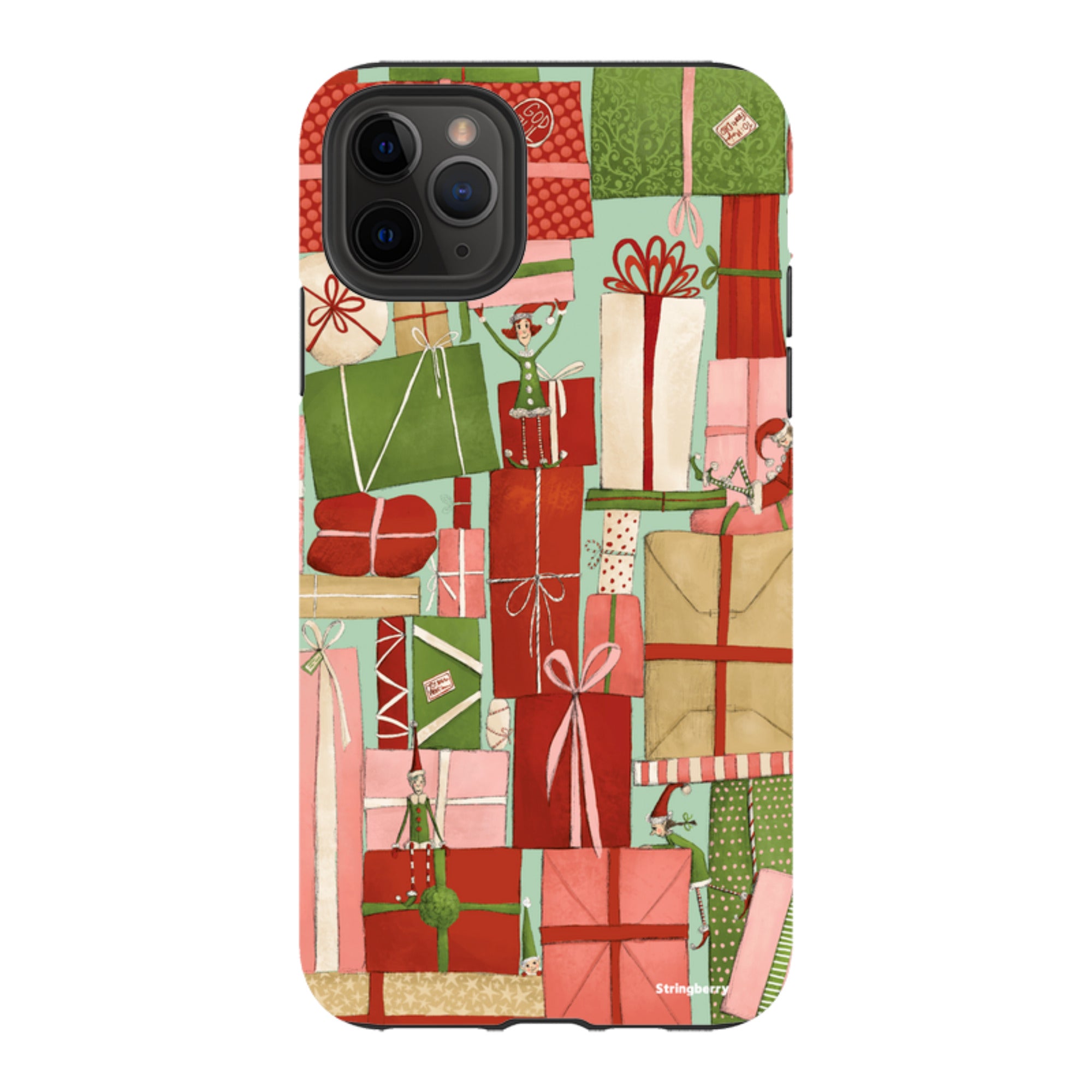 iPhone Tough Case - Santas Helpers II By Maja Lindberg
