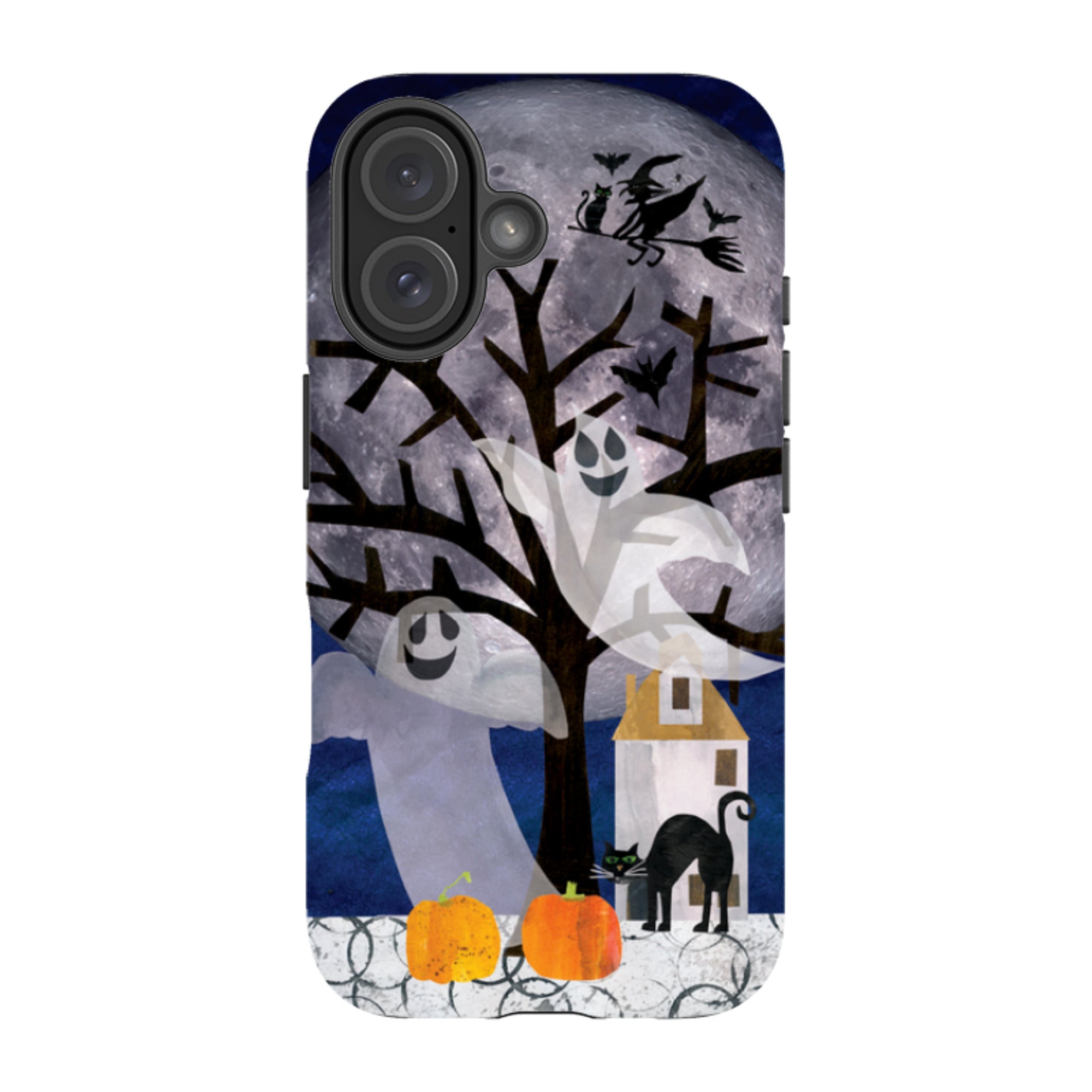 iPhone Tough Case - Halloween Moon By Tracey English